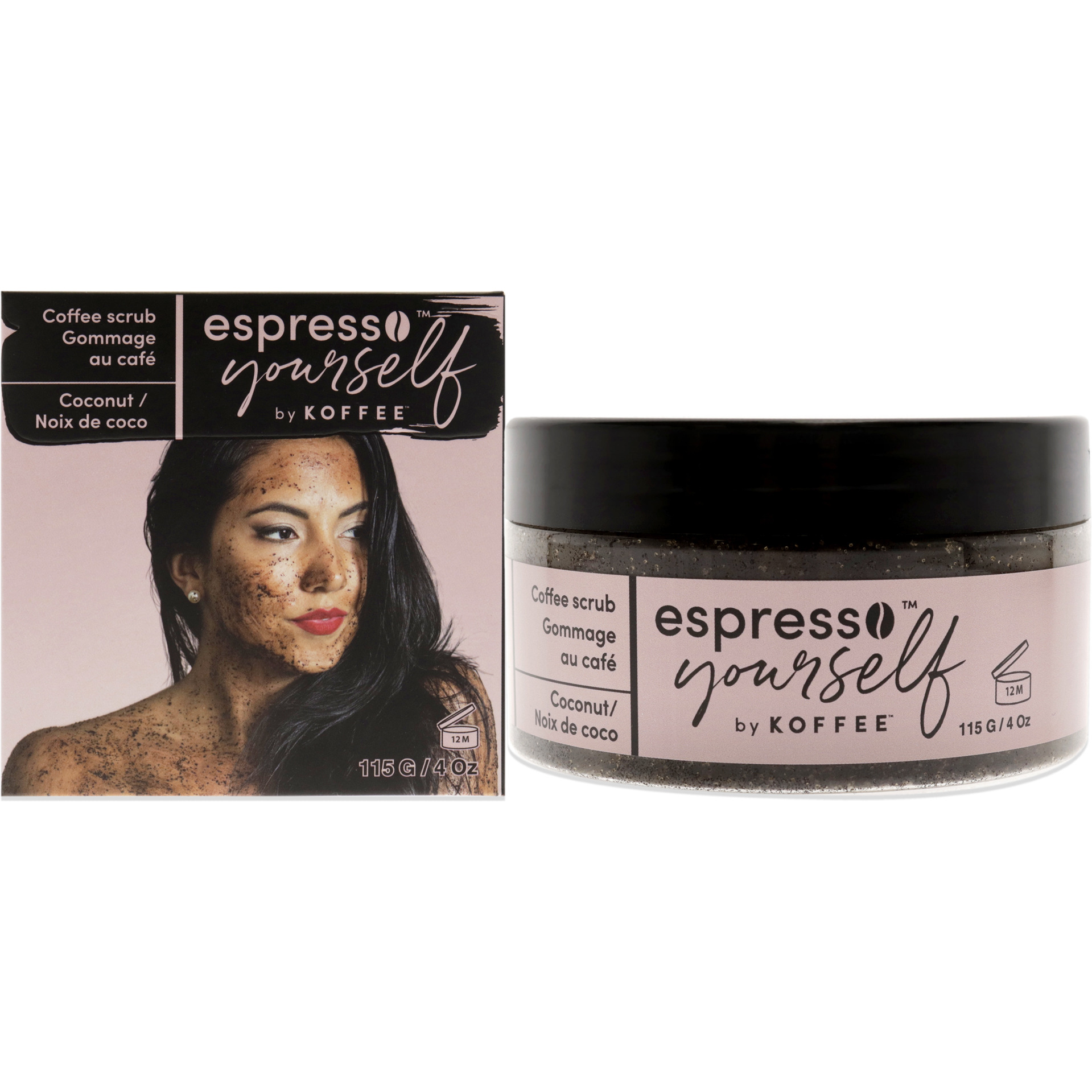 Coffee Scrub - Coconut by Koffee Beauty for Unisex - 4 oz Scrub