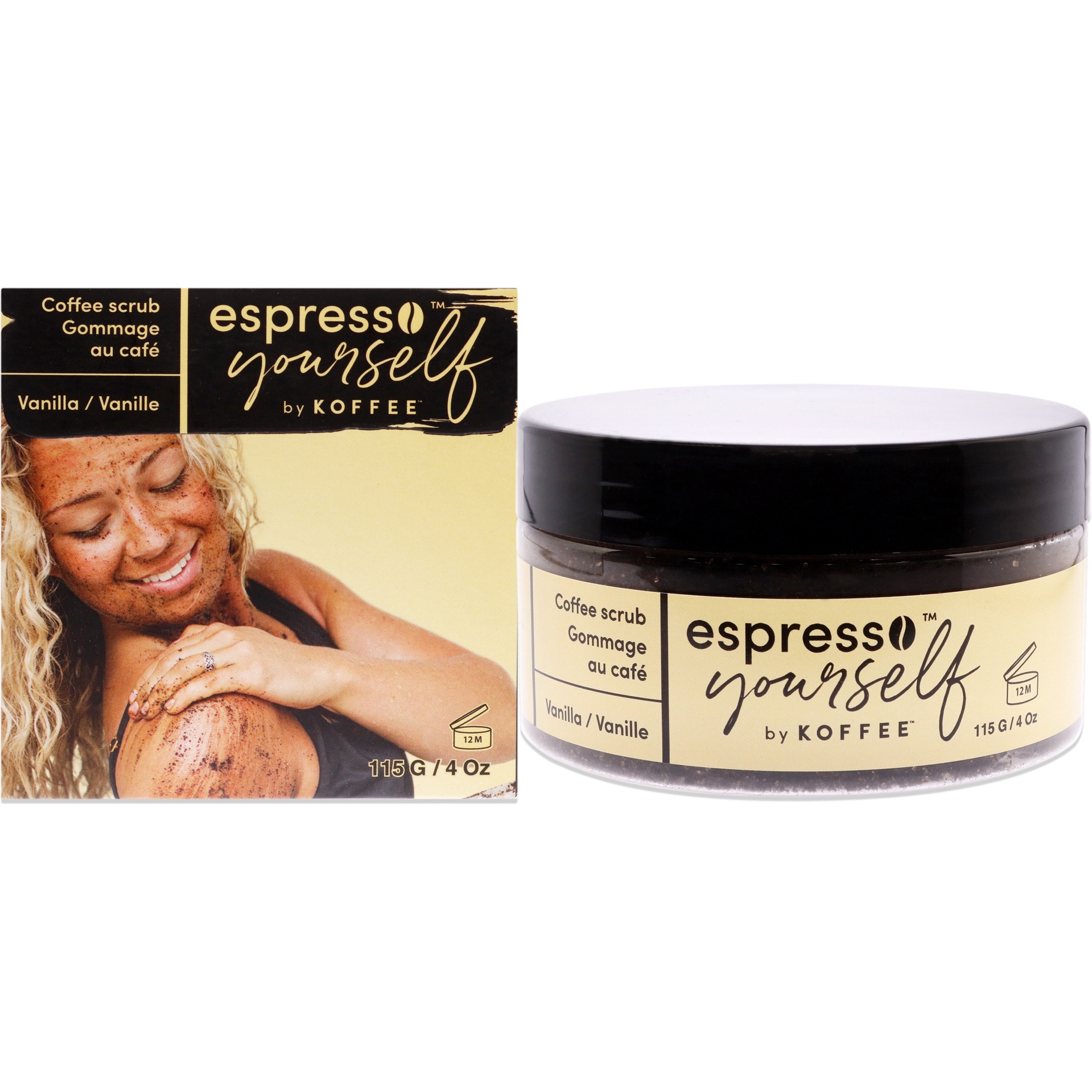 Coffee Scrub - Vanilla by Koffee Beauty for Unisex - 4 oz Scrub