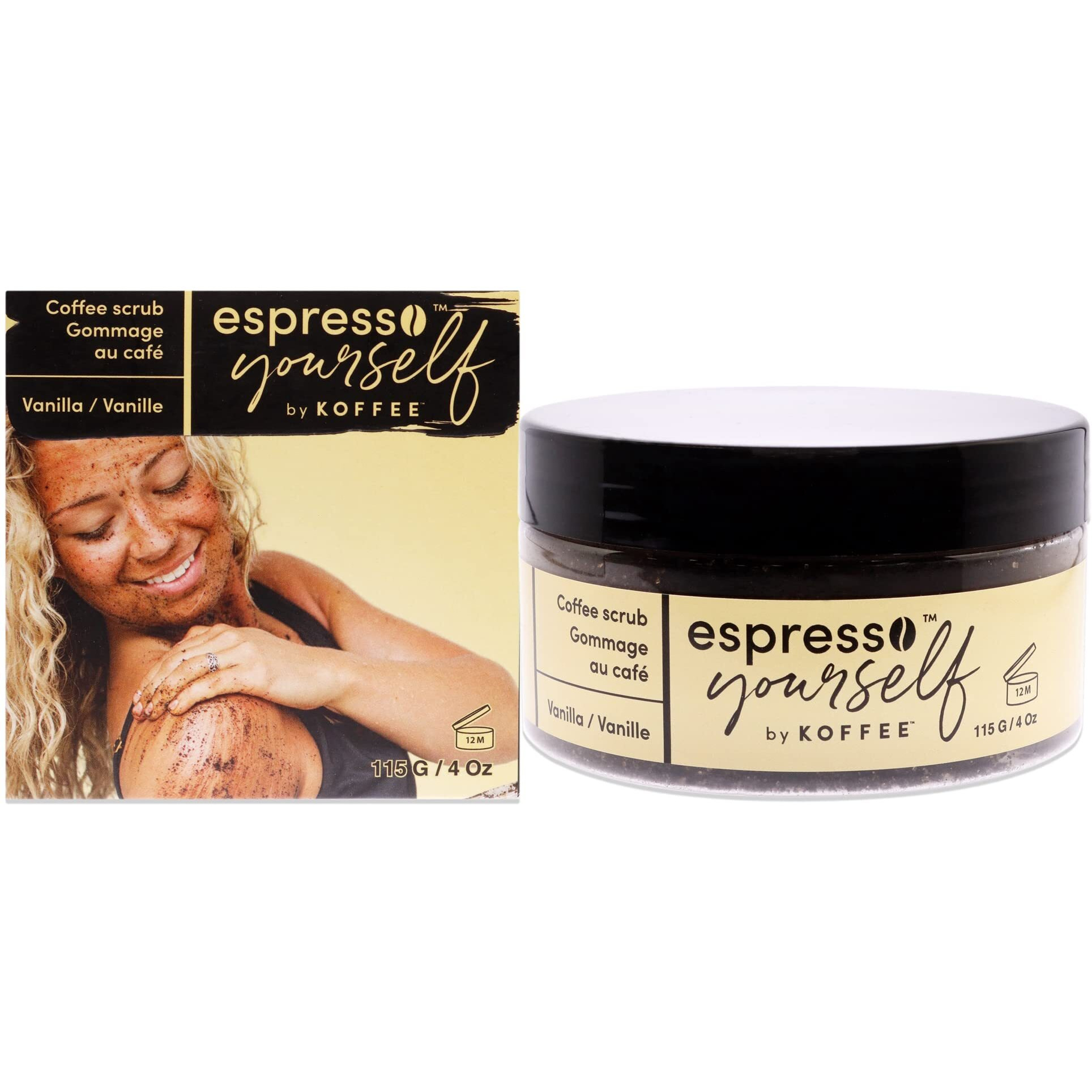 Coffee Scrub - Vanilla by Koffee Beauty for Unisex - 4 oz Scrub