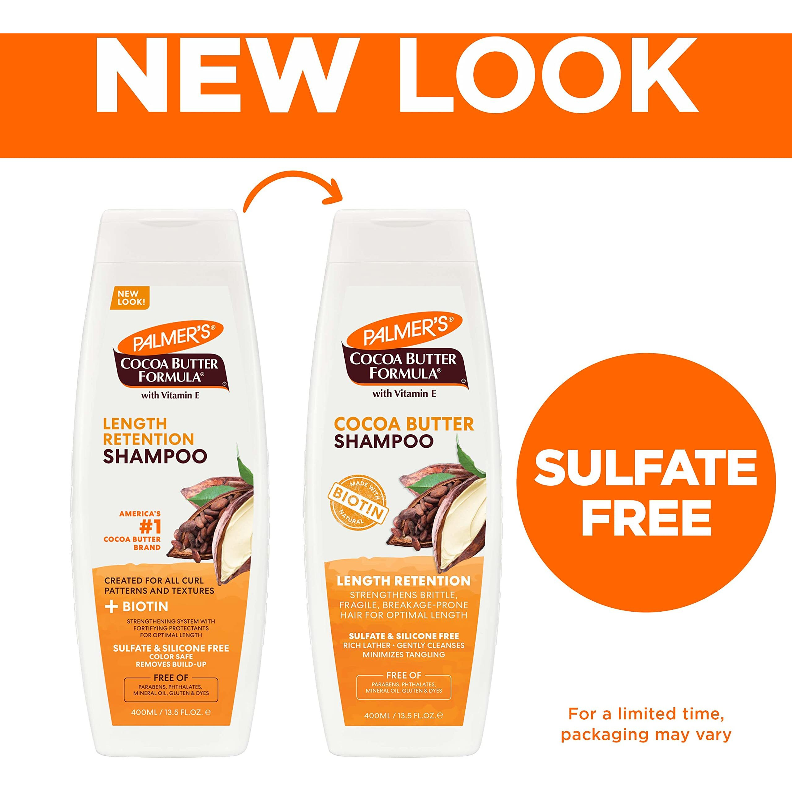 Palmer's, Cocoa Butter Formula Biotin Length Retention Shampoo, 13.5 Fl Oz