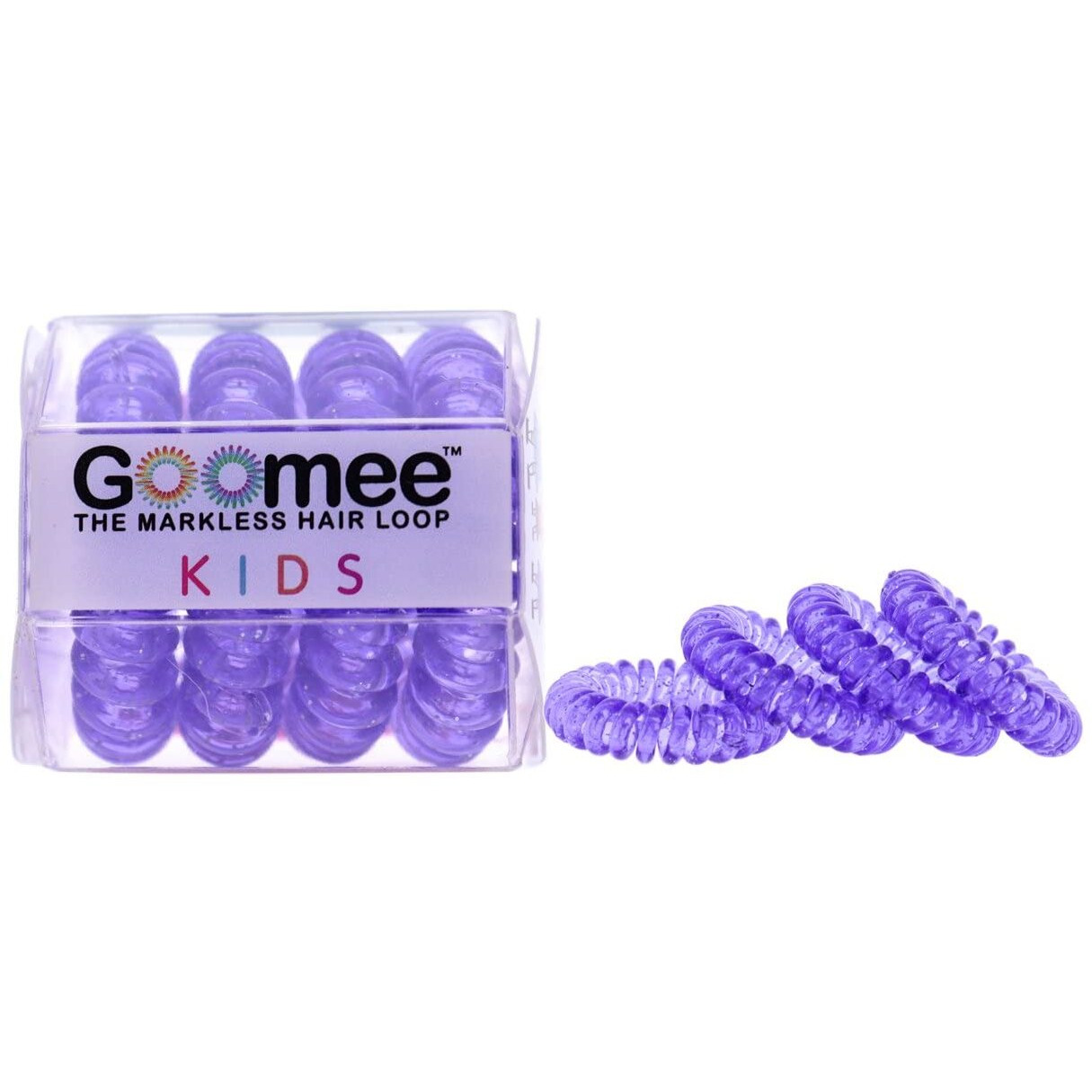 Kids The Markless Hair Loop Set - Magic Carpet by Goomee for Kids - 4 Pc Hair Tie