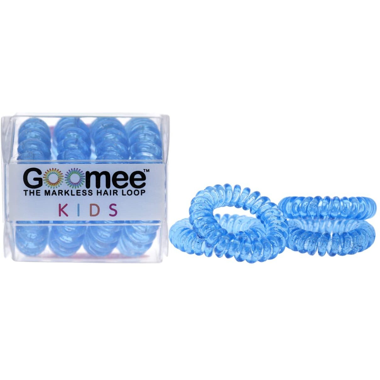 Kids The Markless Hair Loop Set - Ice Queen by Goomee for Kids - 4 Pc Hair Tie