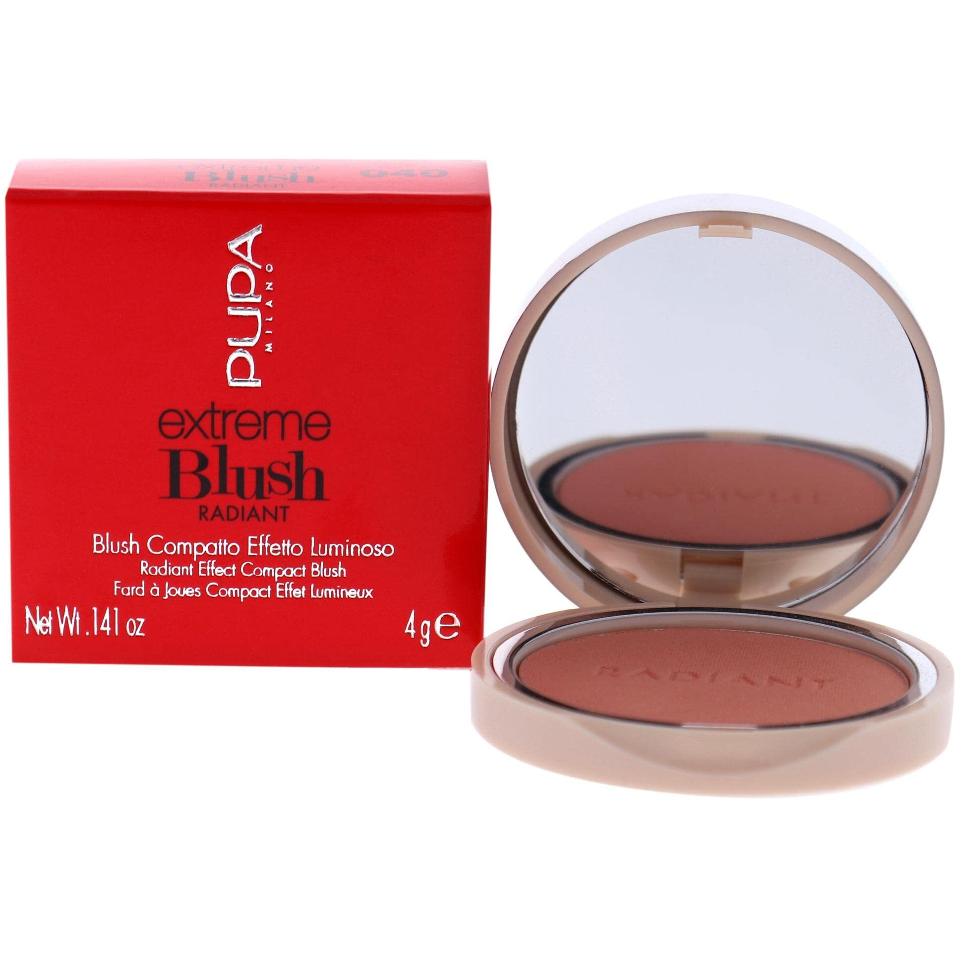 Extreme Blush Radiant - 040 Orange Vibes by Pupa Milano for Women - 0.141 oz Blush