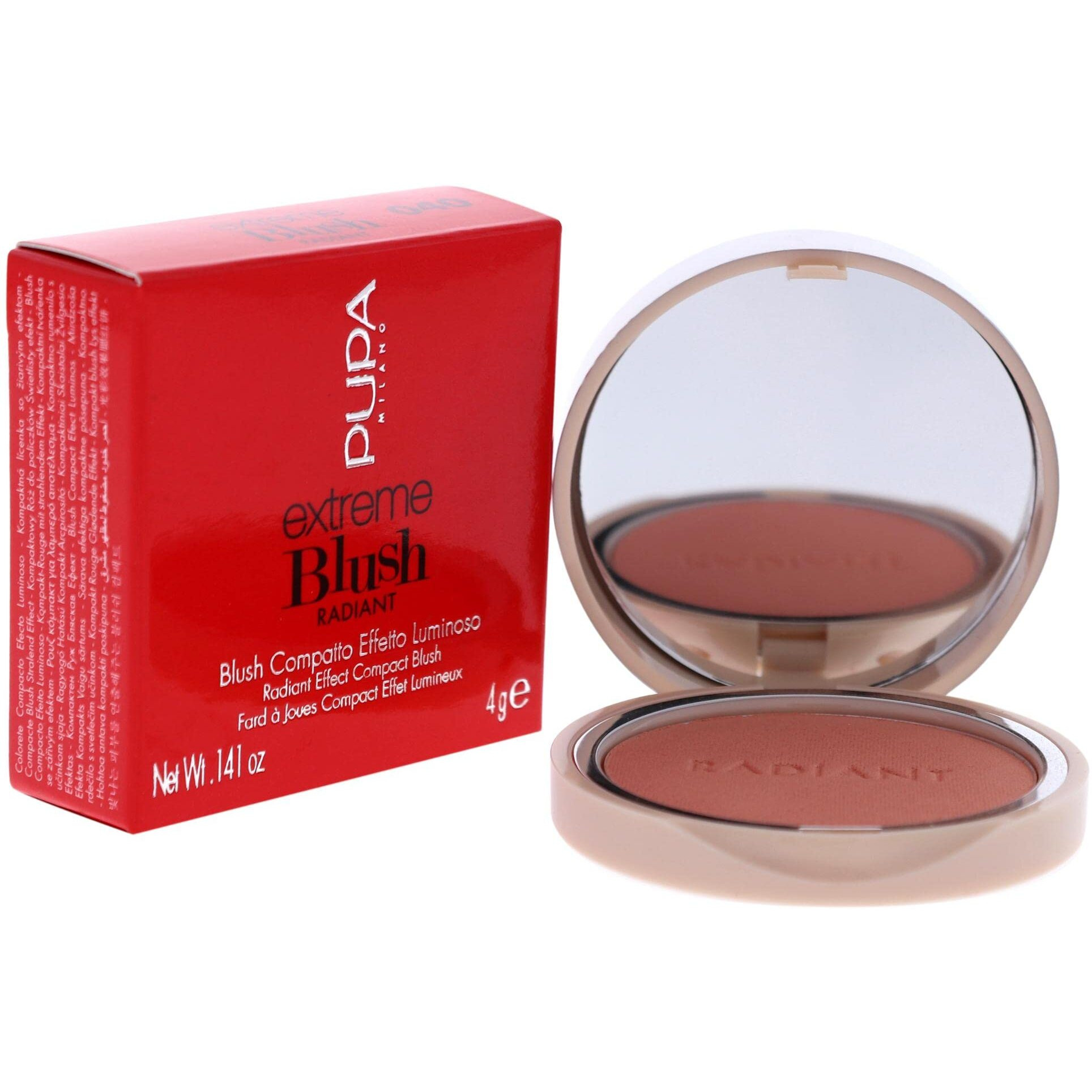 Extreme Blush Radiant - 040 Orange Vibes by Pupa Milano for Women - 0.141 oz Blush