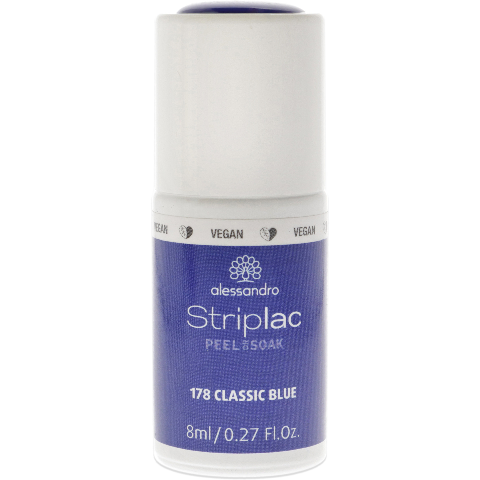 Striplac Peel or Soak - 178 Classic Blue by Alessandro for Women 0.27 oz Nail Polish