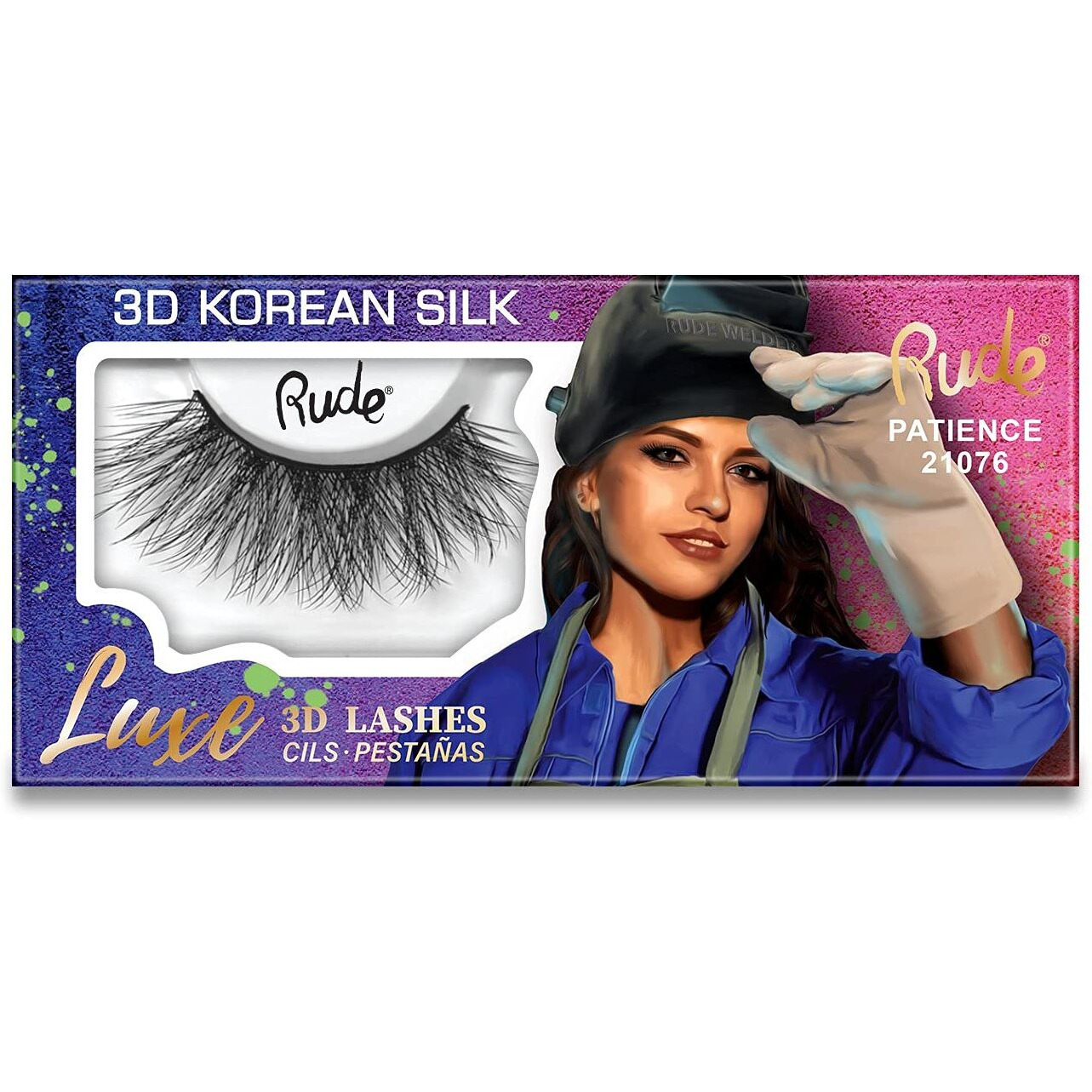 RUDE Luxe 3D Korean Silk Lashes(D0102H2BRWA)