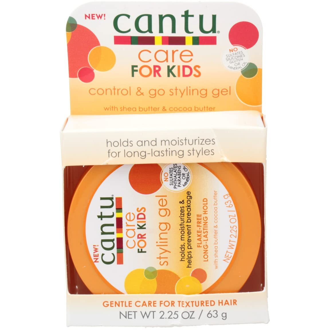 Cantu Kids Styling Gel, 2.25 oz