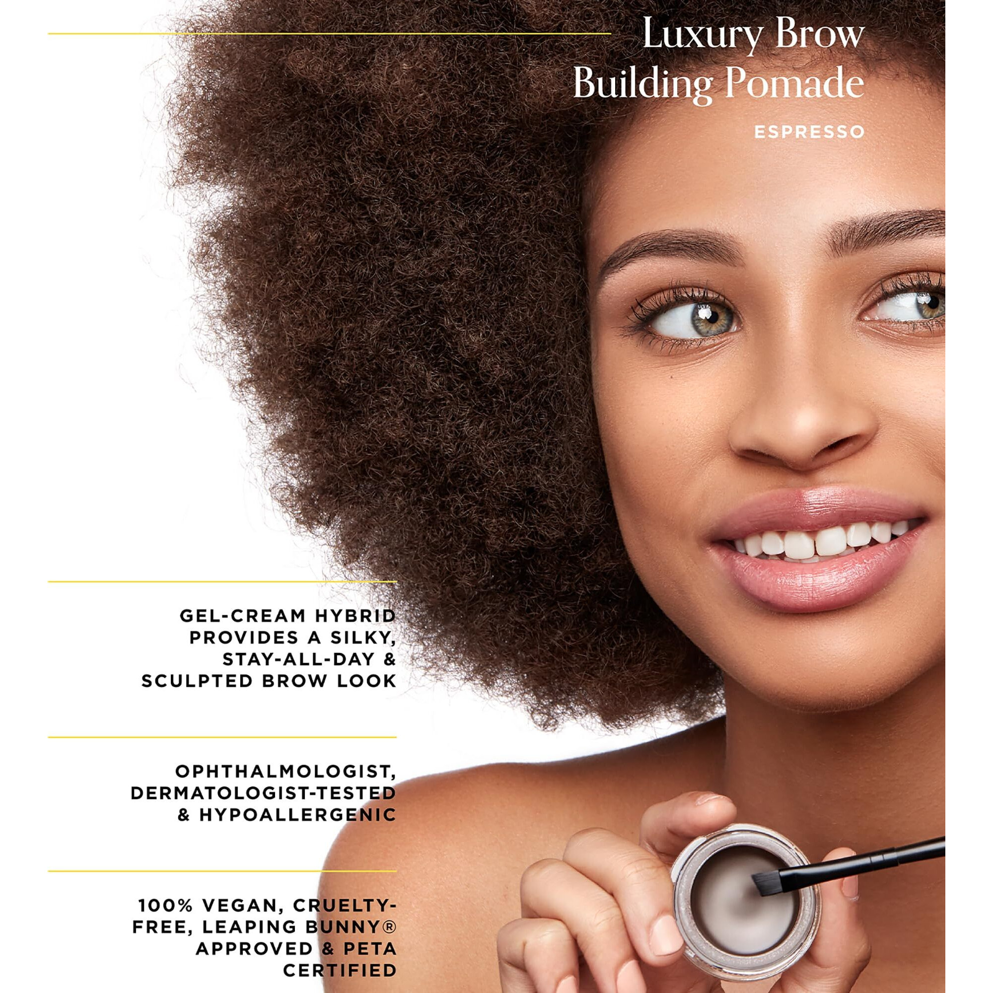 Luxury Brow Buiding Pomade - Espresso by Arches and Halos for Women - 0.106 oz Pomade