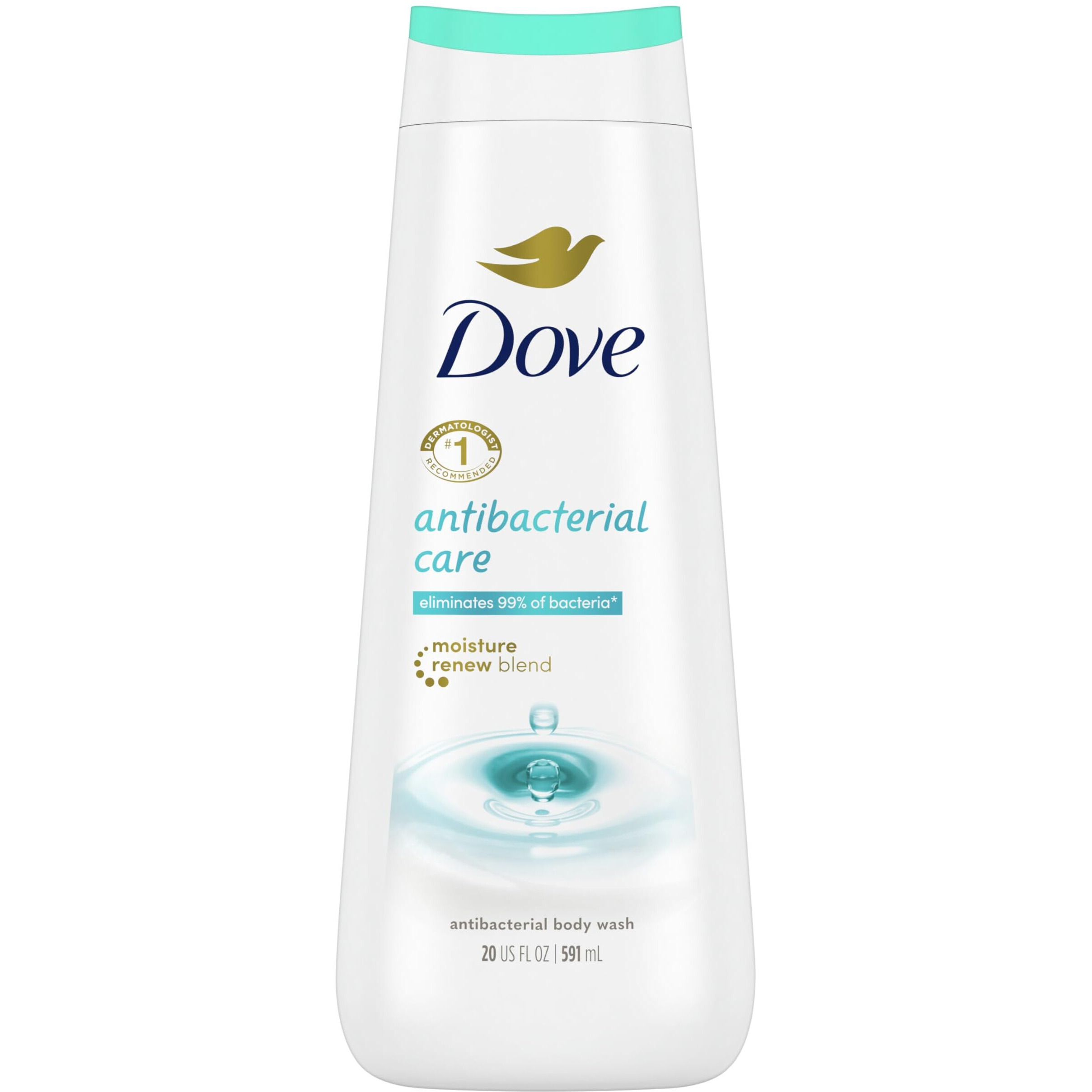 Dove Body Wash For All Skin Types Care & Protect Antibacterial Protects from Dryness 20 oz