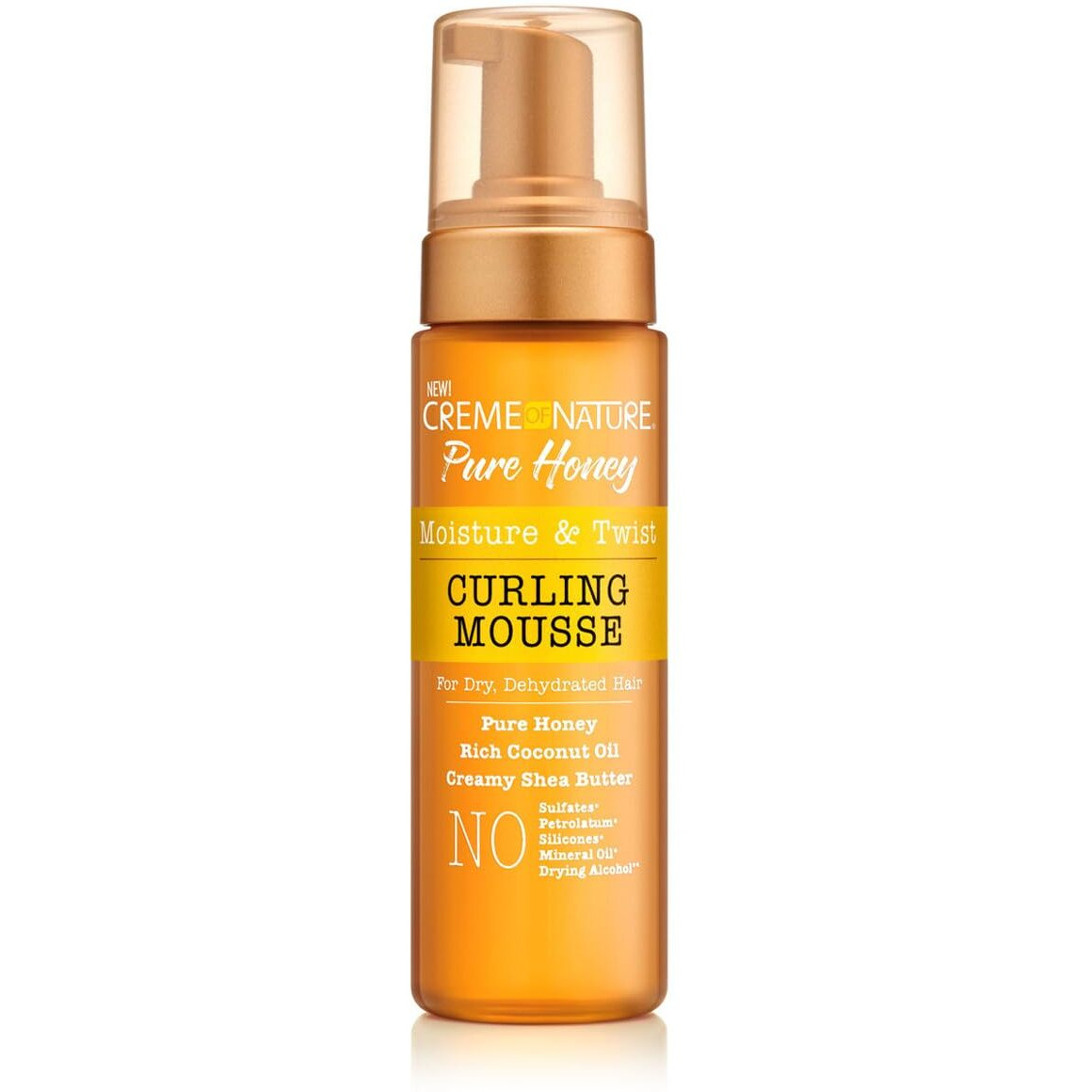 Creme of Nature Pure Honey Curling Mousse 7 Ounce Pump (207ml)