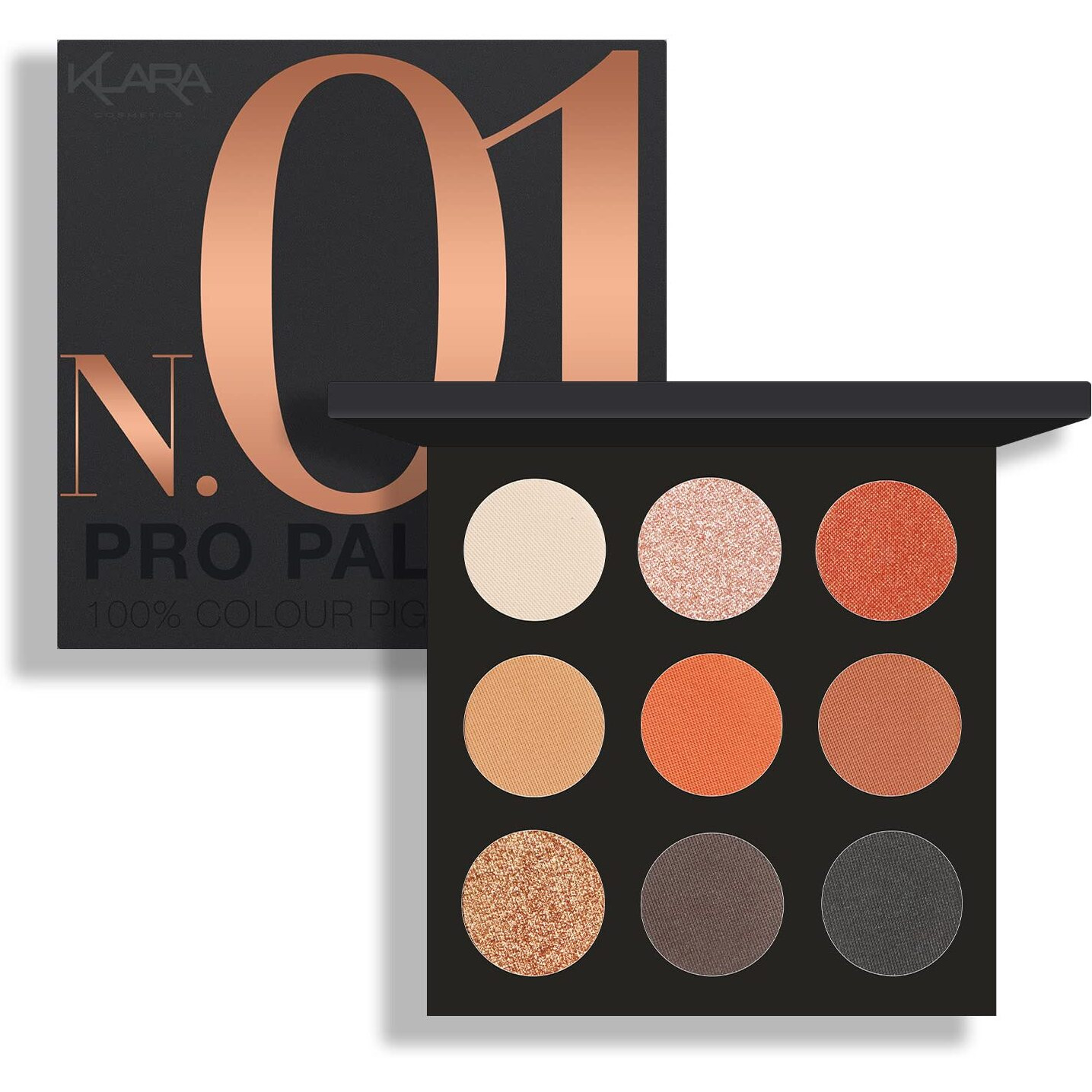Pro Eyeshadow Palette - N.04 by Klara for Women - 0.38 oz Eye Shadow