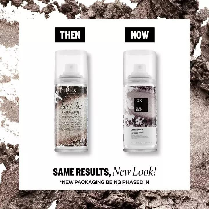 First Class Charcoal Detox Dry Shampoo by IGK for Unisex - 2 oz Dry Shampo