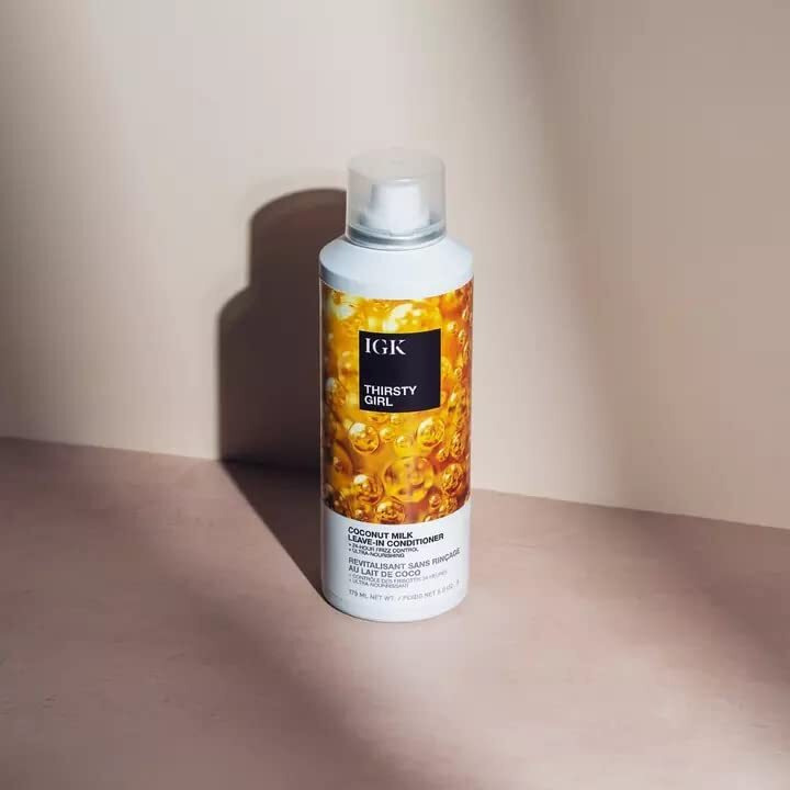 Thirsty Girl Coconut Milk Leave-In Conditioner by IGK for Unisex - 5 oz Conditioner