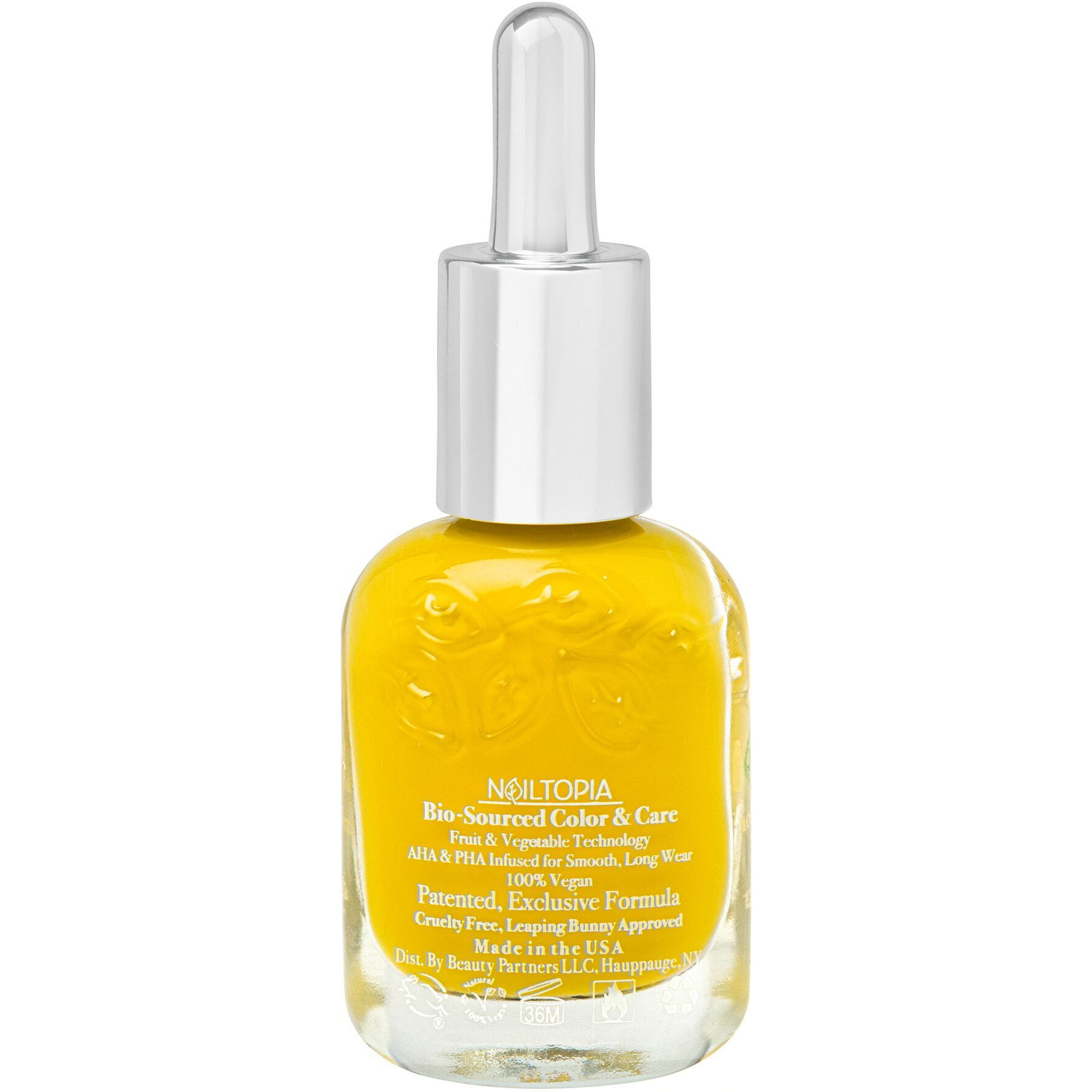 Bio-Sourced Chip Free Nail Lacquer - Sol Glow by Nailtopia for Women - 0.41 oz Nail Polish