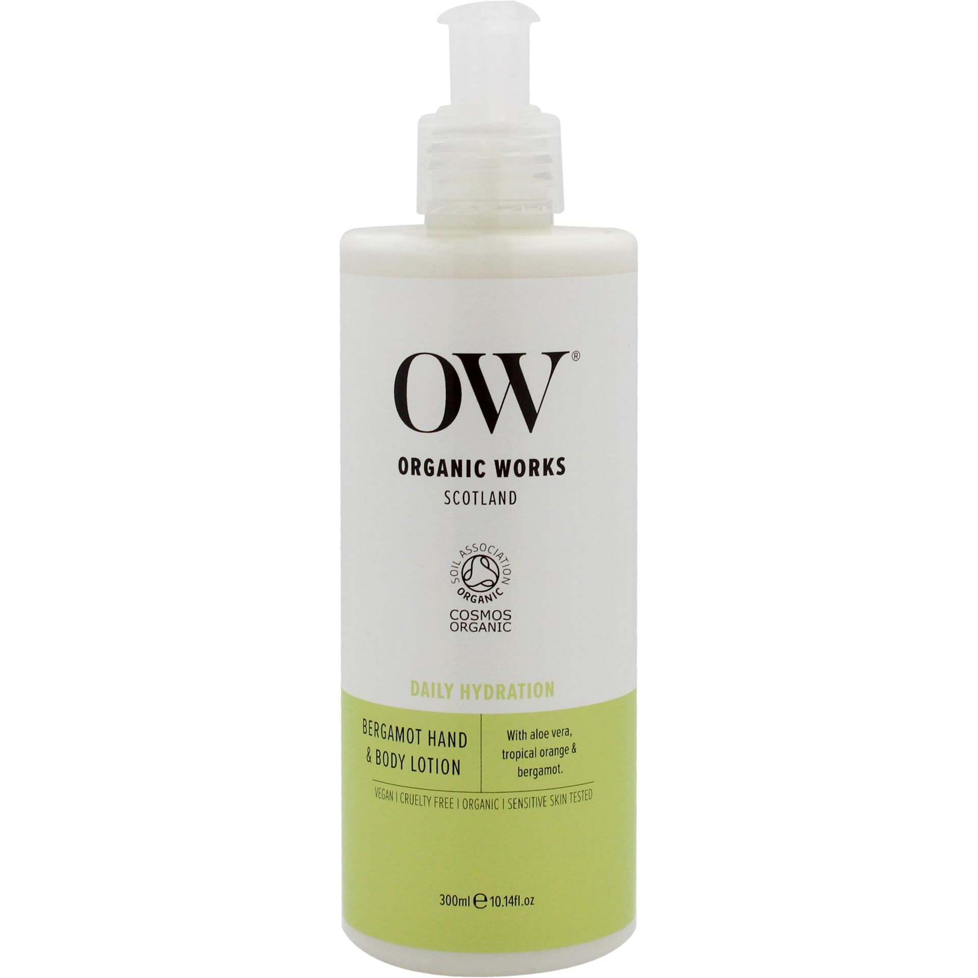 Daily Hydration Hand and Body Lotion - Bergamot by Organic Works for Unisex - 10.14 oz Body Lotion