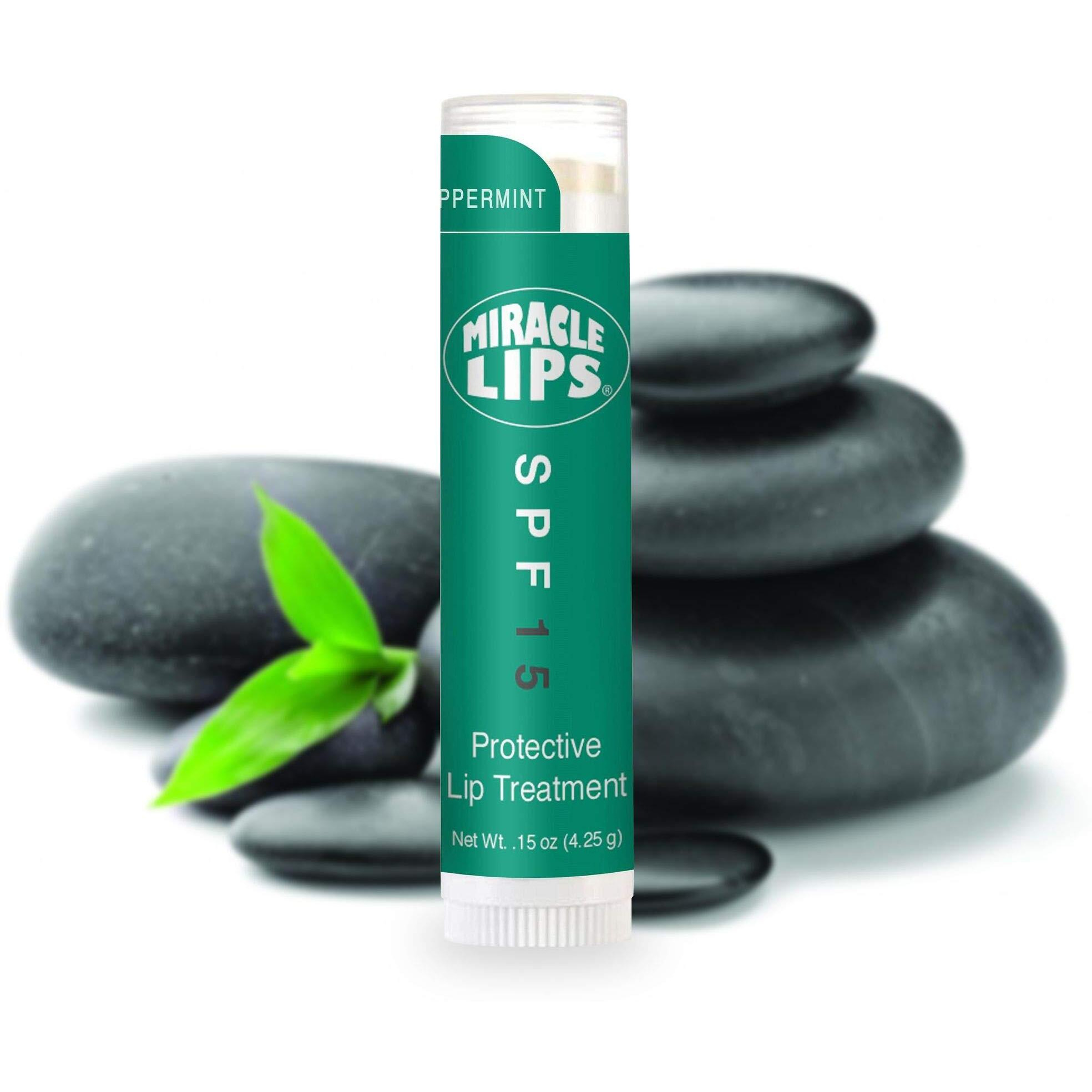 Miracle Lips SPF 15 Lip Balm and Protective Treatment, TWO Pack, 0.30 oz