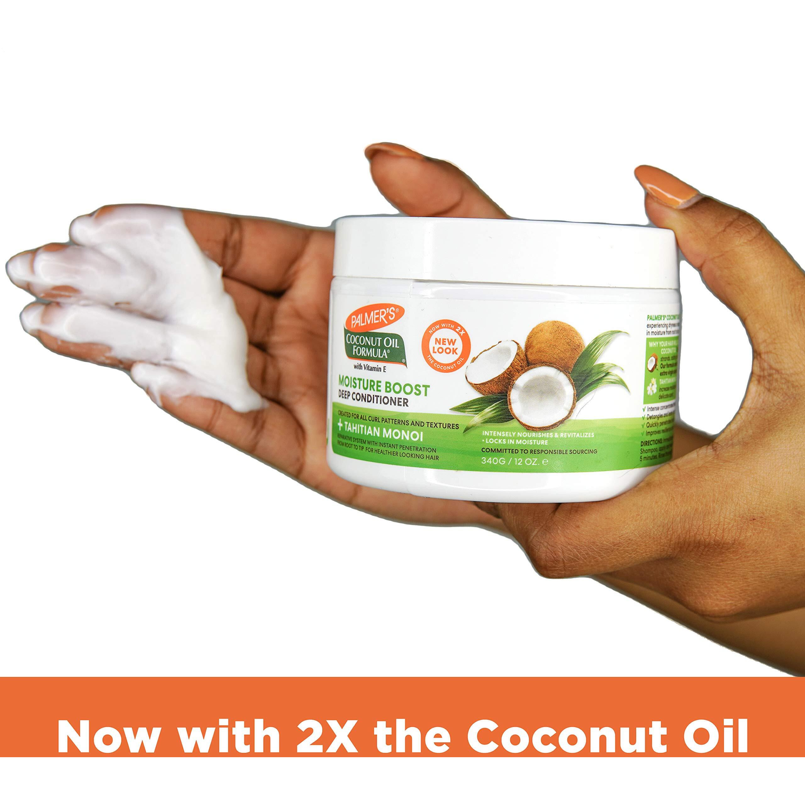 Palmer's Coconut Oil Formula Moisture Boost Deep Hair Conditioner, 12 Ounce