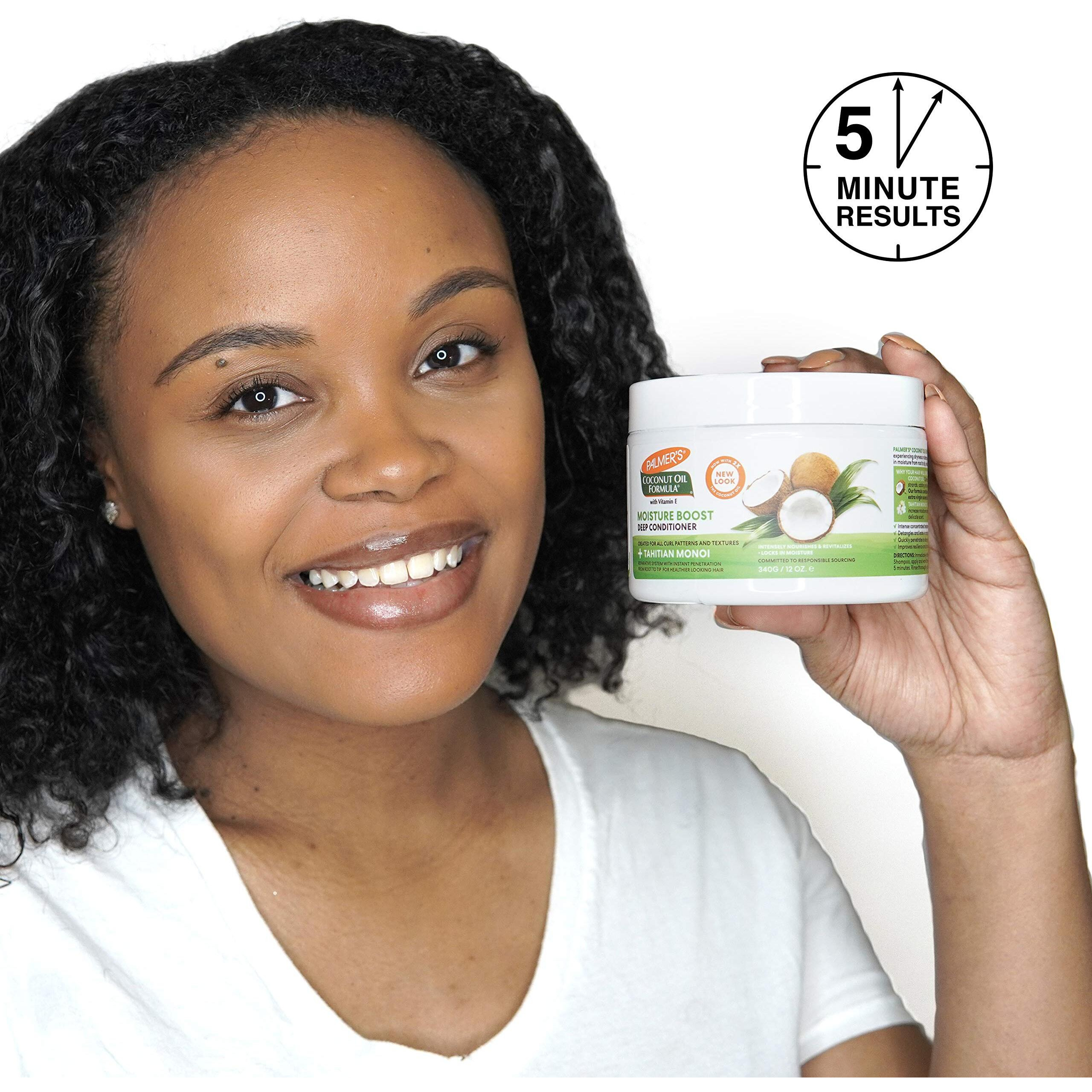 Palmer's Coconut Oil Formula Moisture Boost Deep Hair Conditioner, 12 Ounce