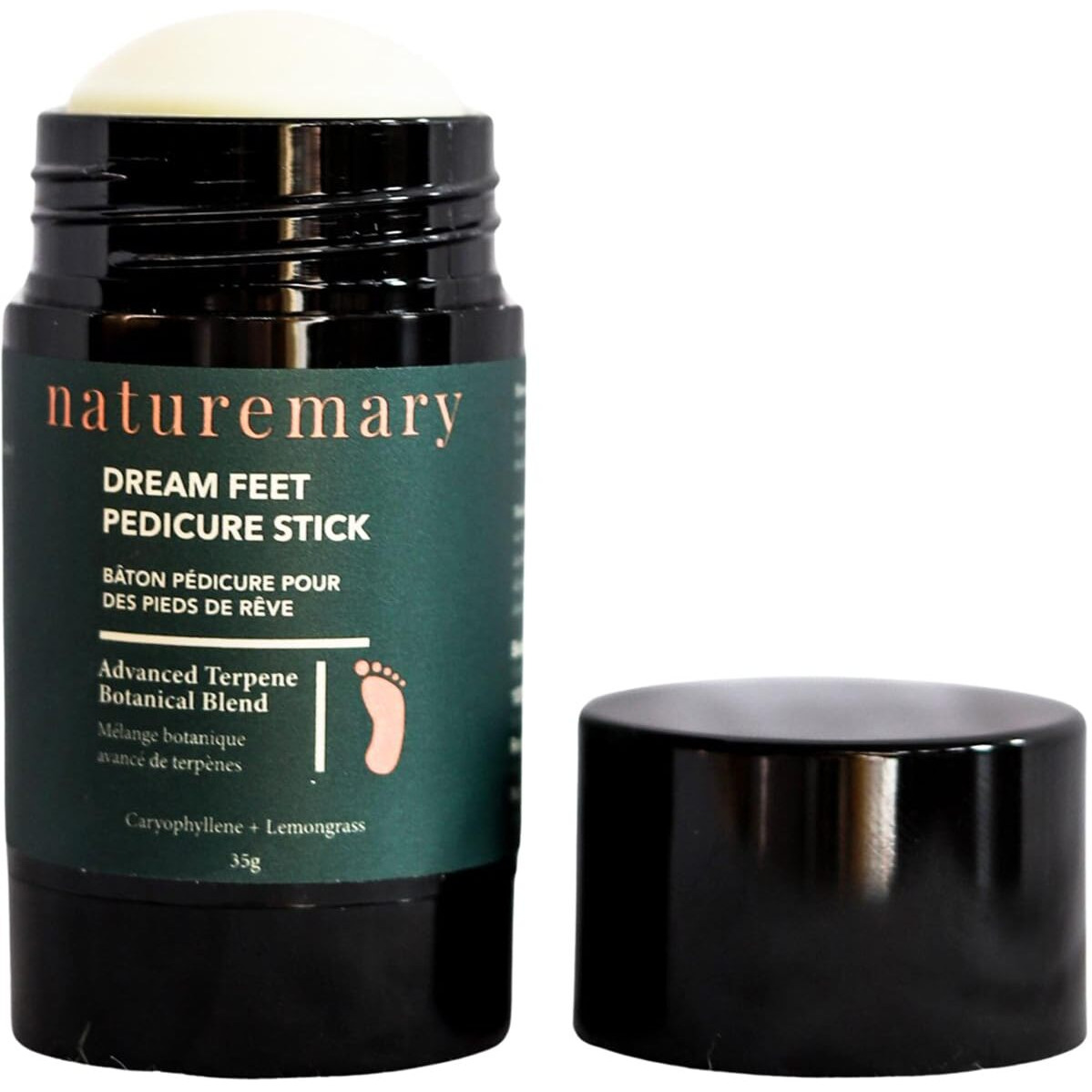 Dream Feet Pedicure Stick by Naturemary for Unisex - 1.23 oz Balm