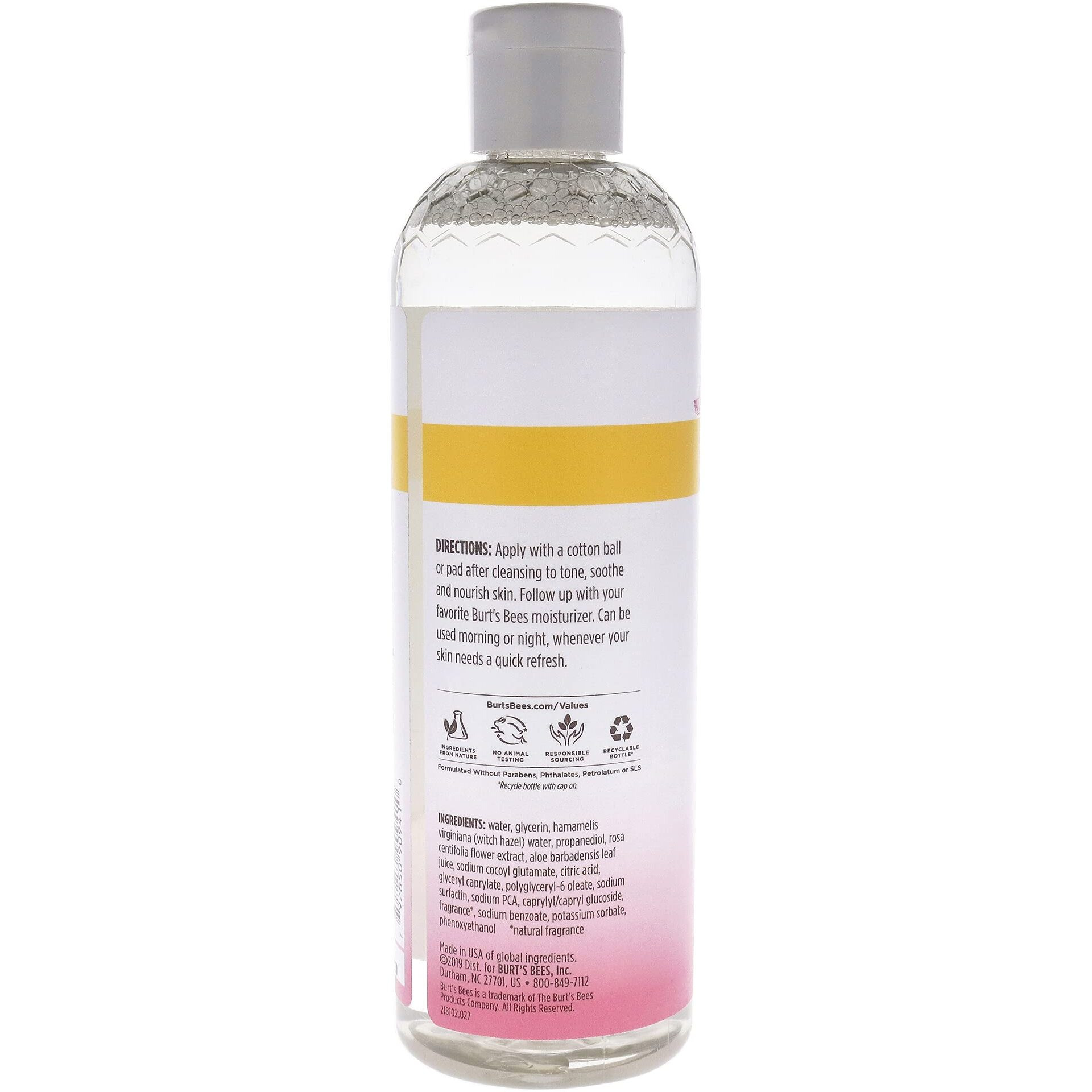 Calming Toner - Witch Hazel and Rose by Burts Bees for Unisex - 12 oz Toner