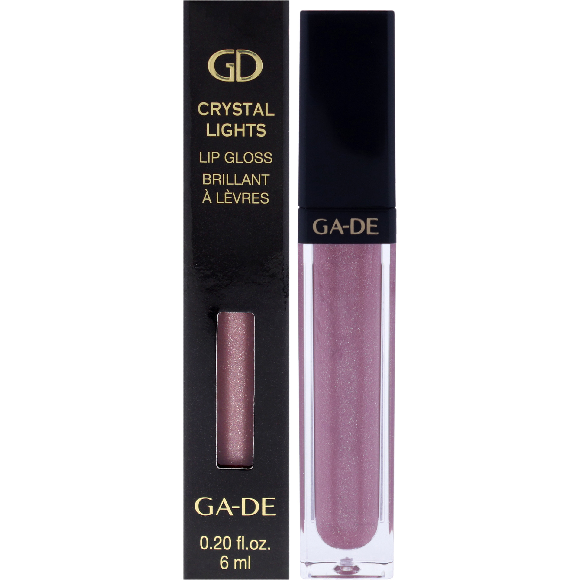 Crystal Lights Lip Gloss - 514 Smoky Quartz by GA-DE for Women - 0.2 oz Lip Gloss