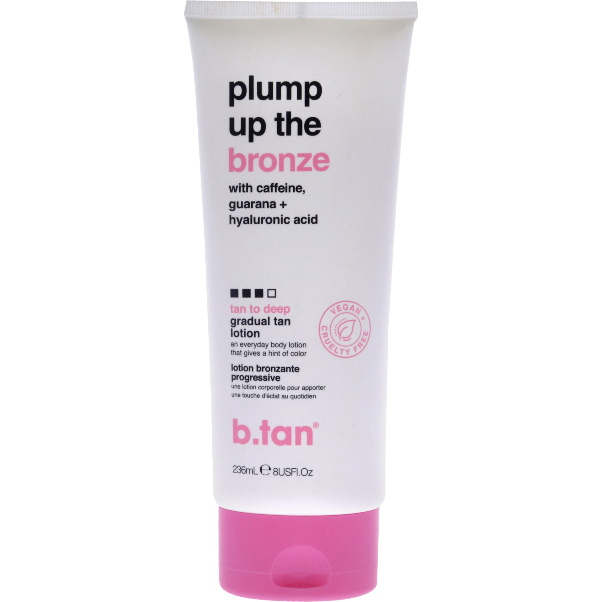 Plump Up The Bronze Gradual Tan Lotion - Tan To Deep by B.Tan for Unisex - 8 oz Bronzer