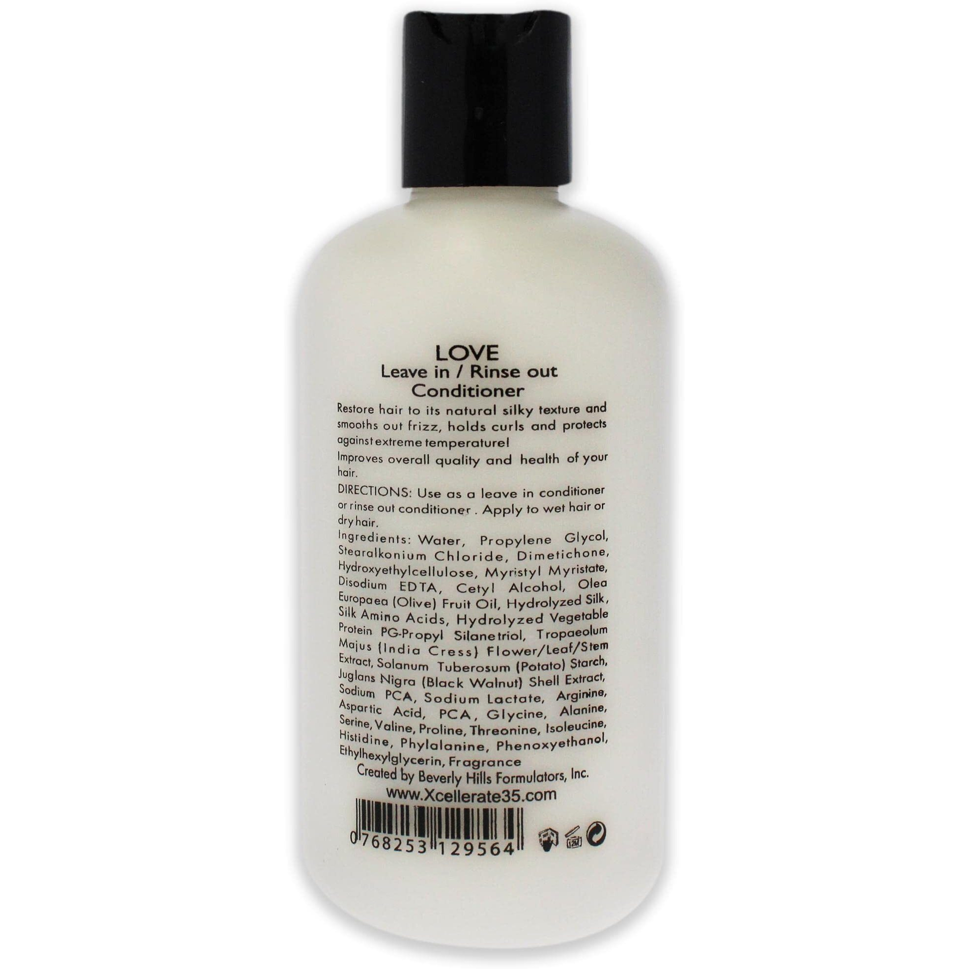 Love Leave-In Conditioner by Xcellerate35 for Unisex - 8 oz Conditioner