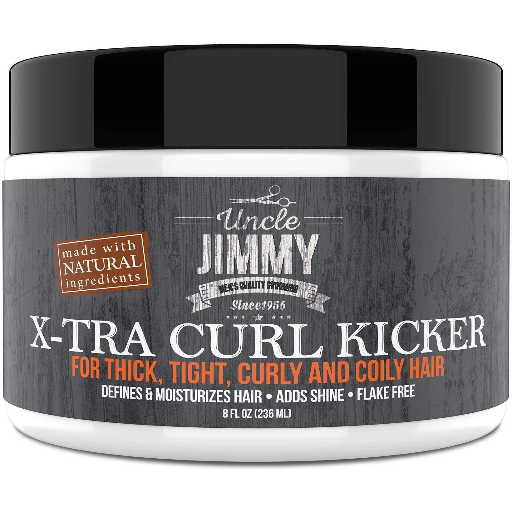 Uncle Jimmy X-TRA Curl-Kicker For Thick, Frizzy, Wavy, Tight, Curly and Coily Hair 8oz (V072)