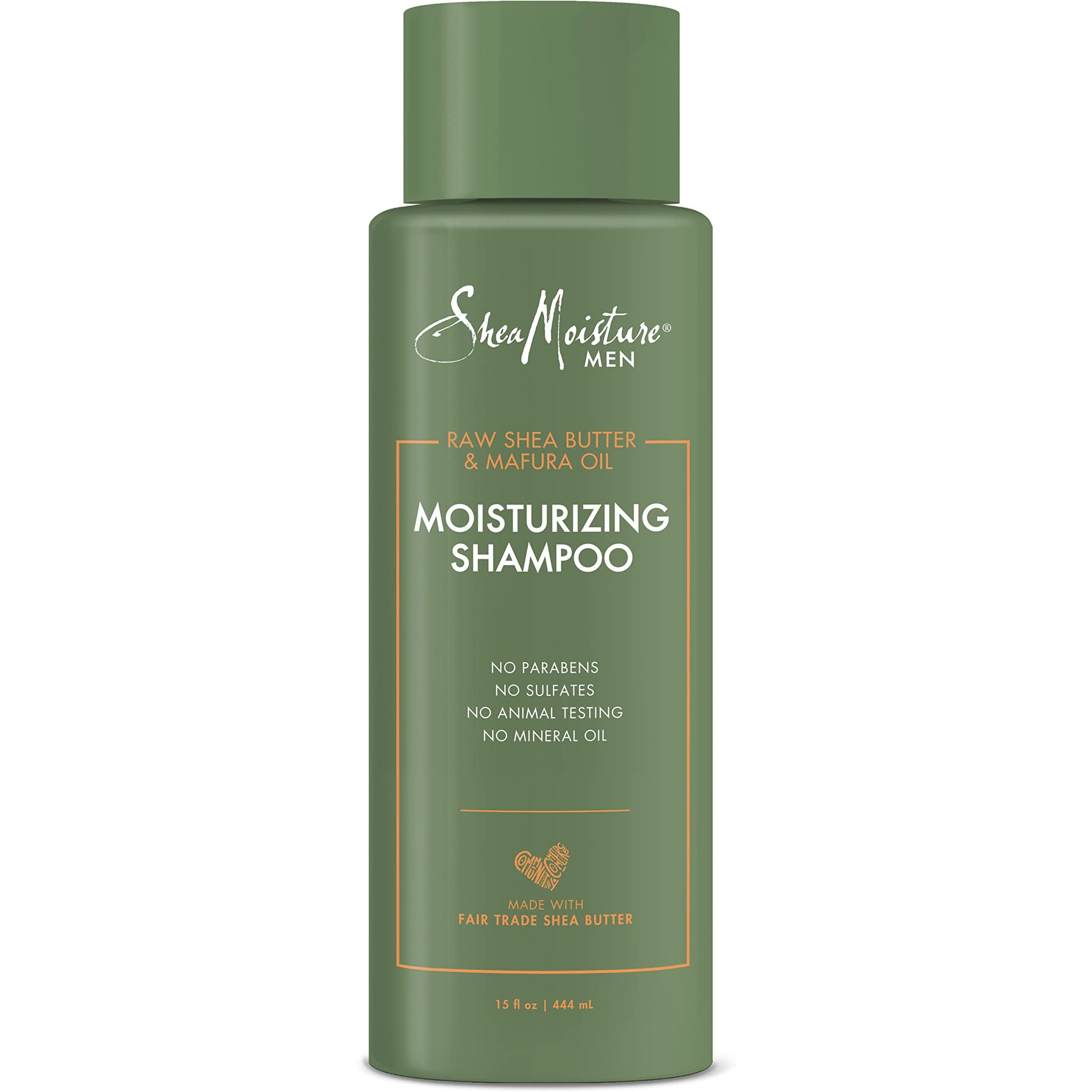 SHEA MOISTURE Men's Shea Moisturizing Shampoo, 15 OZ