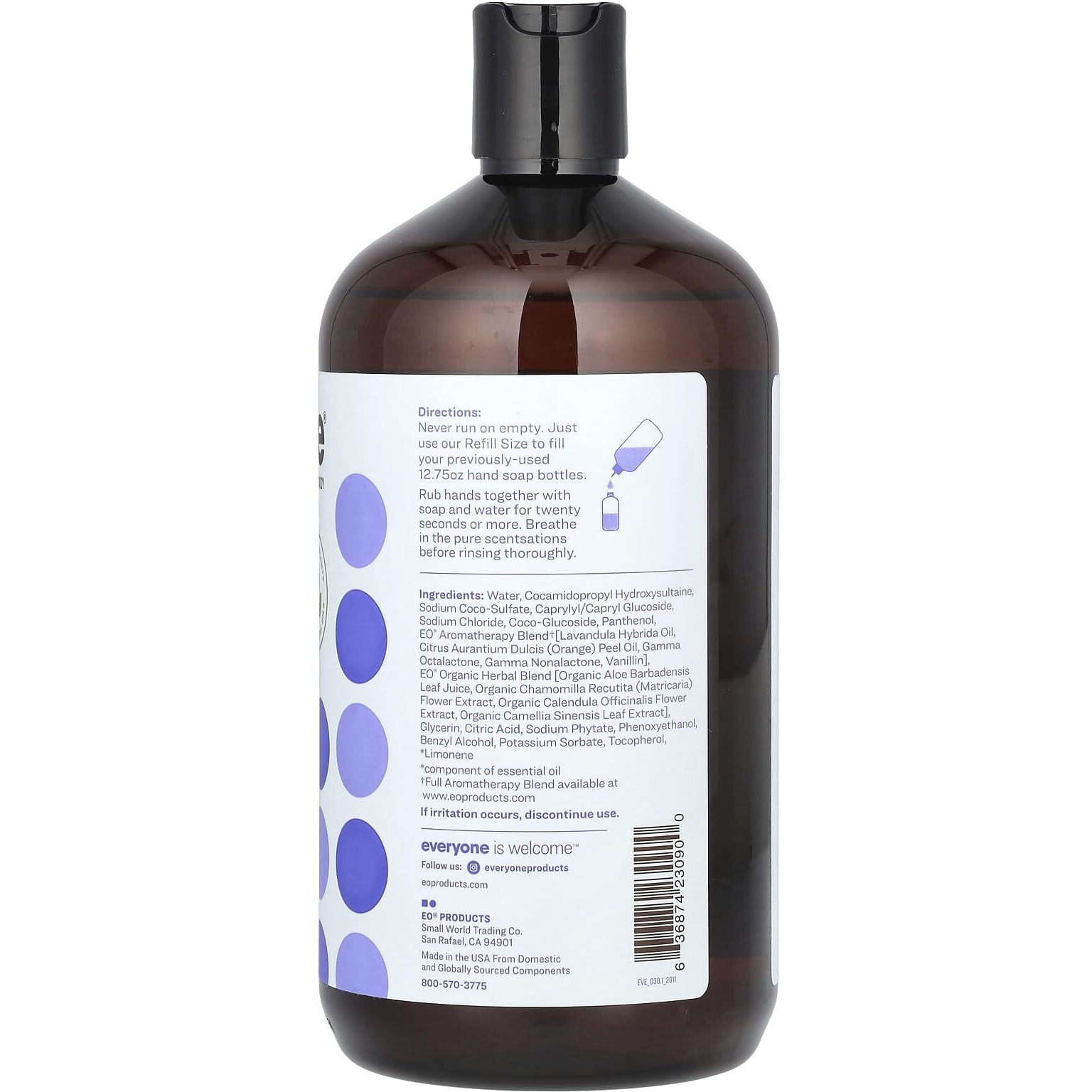 Everyone - Hand Soap Lavender coconut Refill - 1 Each 1-32 Fz(D0102H54AR6)