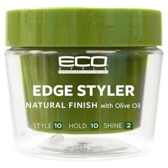 Ecoco Eco Styler Natural Finish Pomade with Olive Oil Edge Styler Strong Hold 3 oz