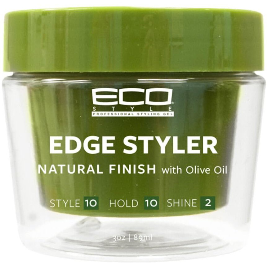 Ecoco Eco Styler Natural Finish Pomade with Olive Oil Edge Styler Strong Hold 3 oz