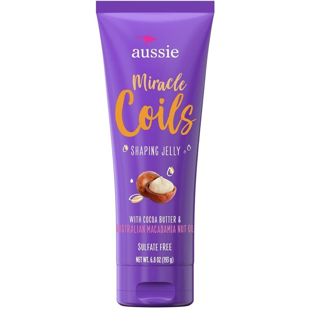 Aussie Miracle Coils Shaping Jelly 6.8 Ounce Tube (Pack of 3)