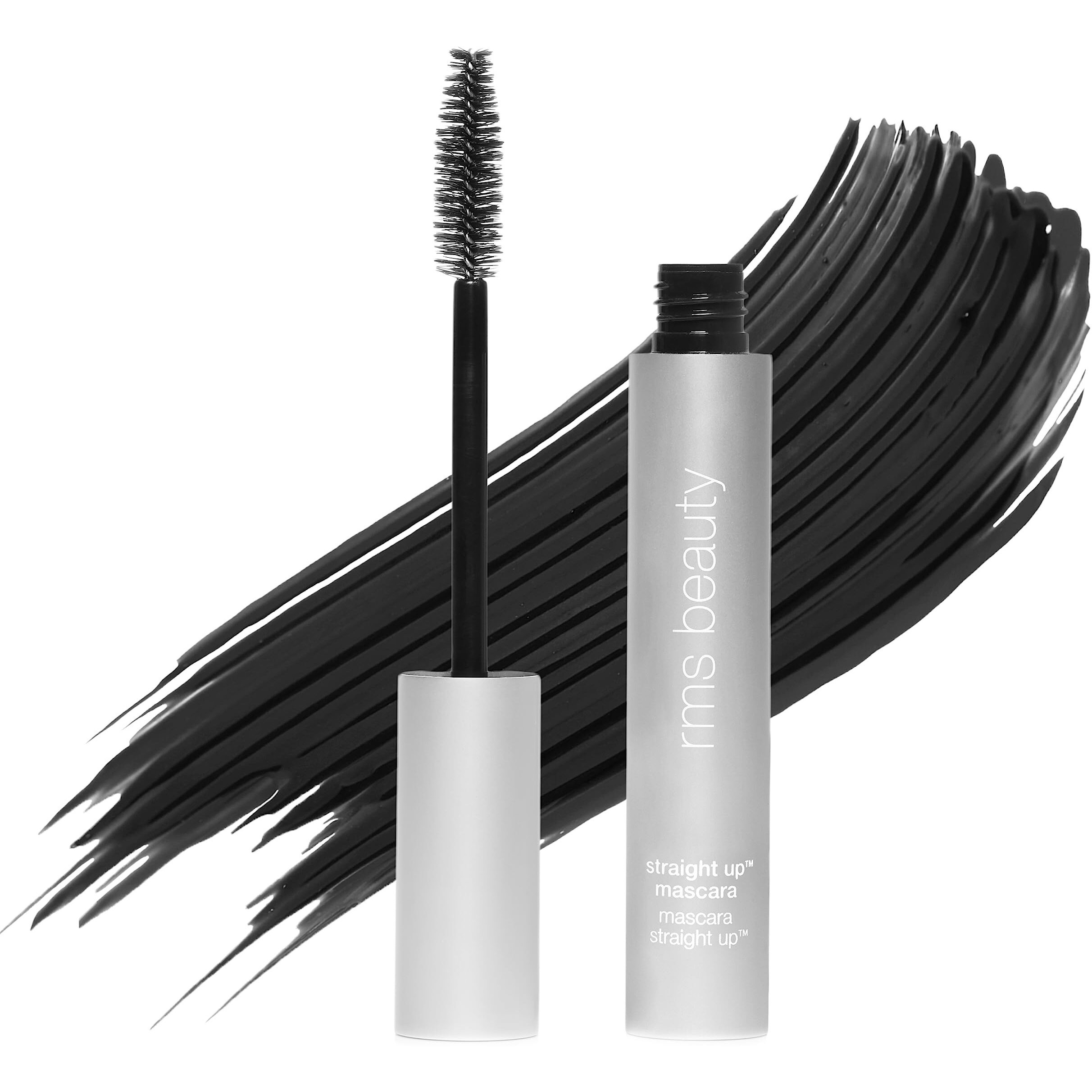 Straight Up Volumizing Peptide Mascara - HD Black by RMS Beauty for Women - 0.34 oz Mascara