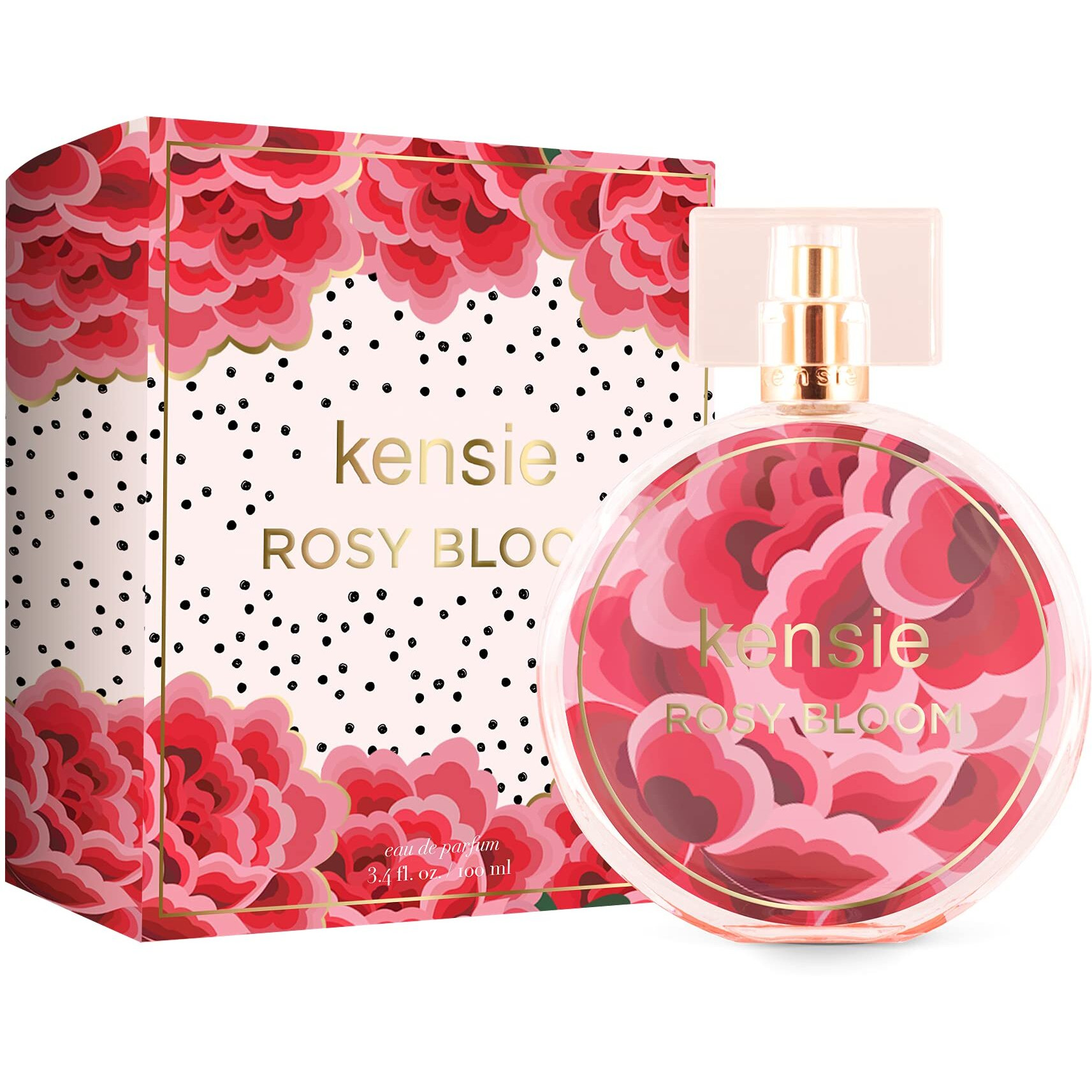 Kensie Rosy Bloom by Kensie, 3.4 oz Eau De Parfum Spray for Women