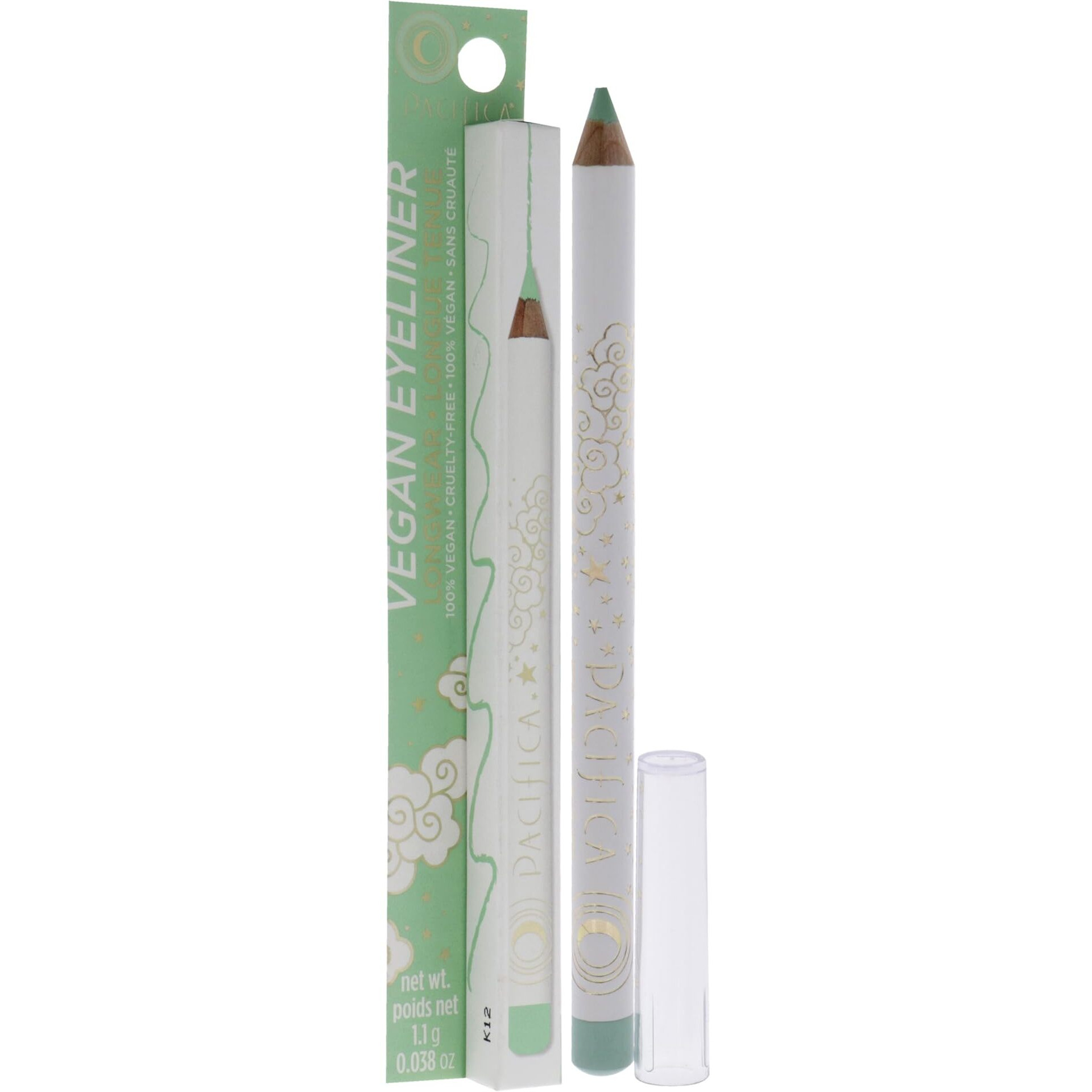 Vegan Longwear Eyeliner - Minty by Pacifica for Women - 0.038 oz Eyeliner