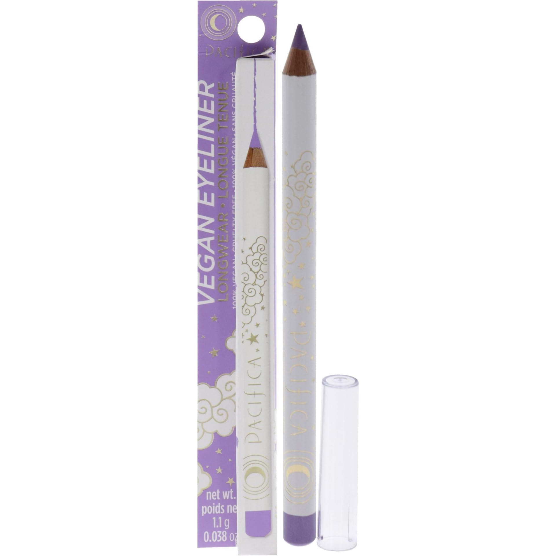 Vegan Longwear Eyeliner - Lilac by Pacifica for Women - 0.038 oz Eyeliner