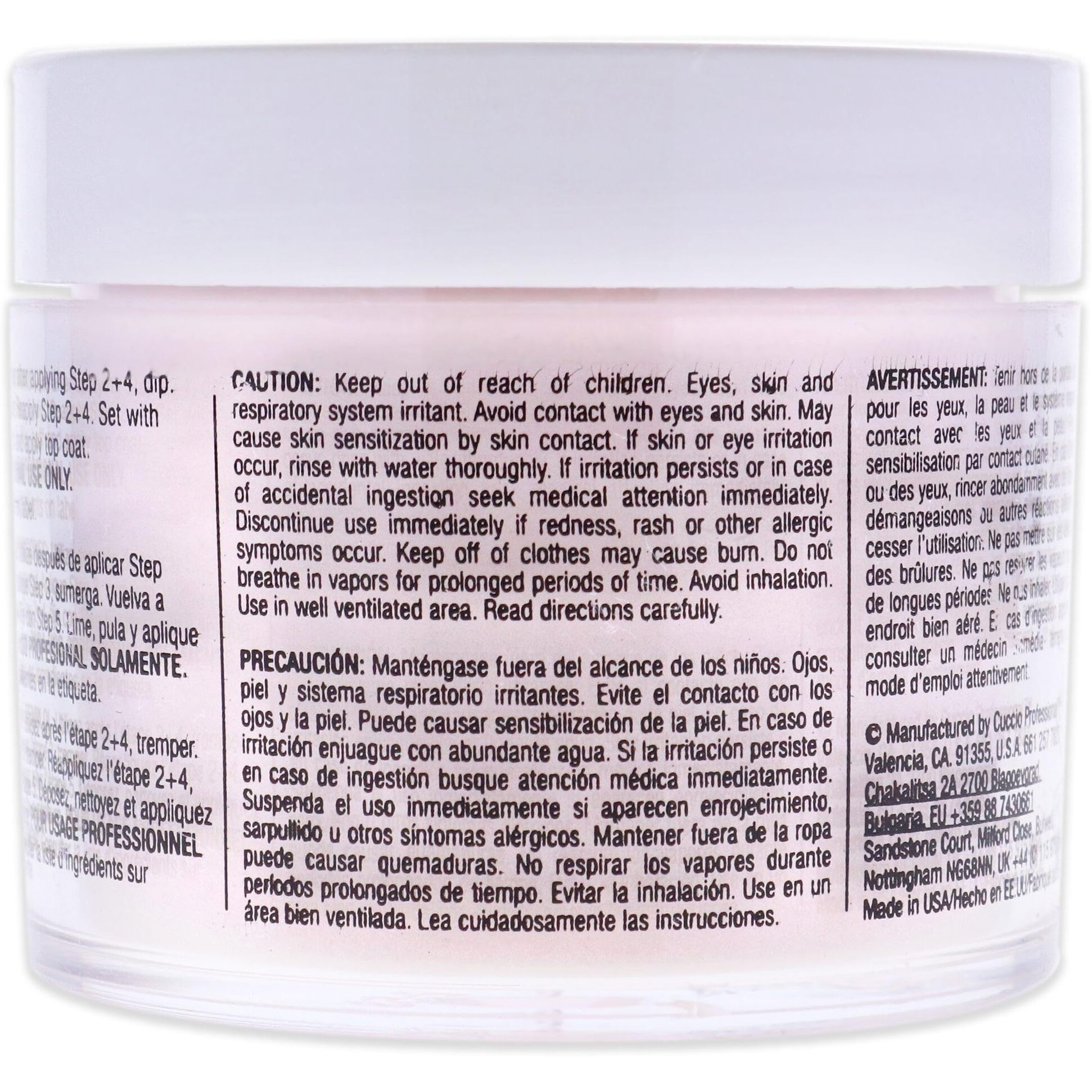 Pro Powder Polish Nail Colour Dip System - Pier Pressure by Cuccio Colour for Women - 1.6 oz Nail Powder