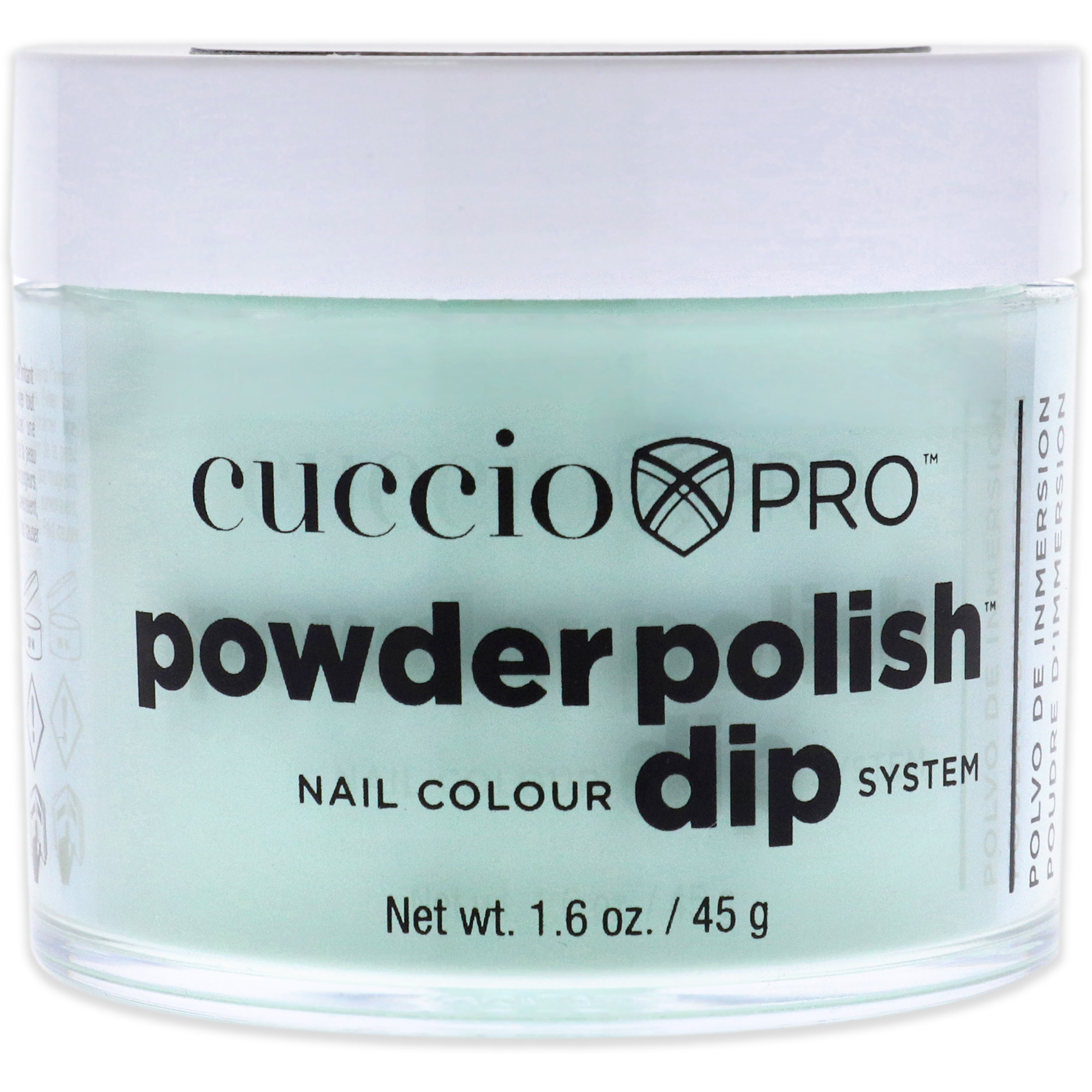 Pro Powder Polish Nail Colour Dip System - Mint Sorbet by Cuccio Colour for Women - 1.6 oz Nail Powder