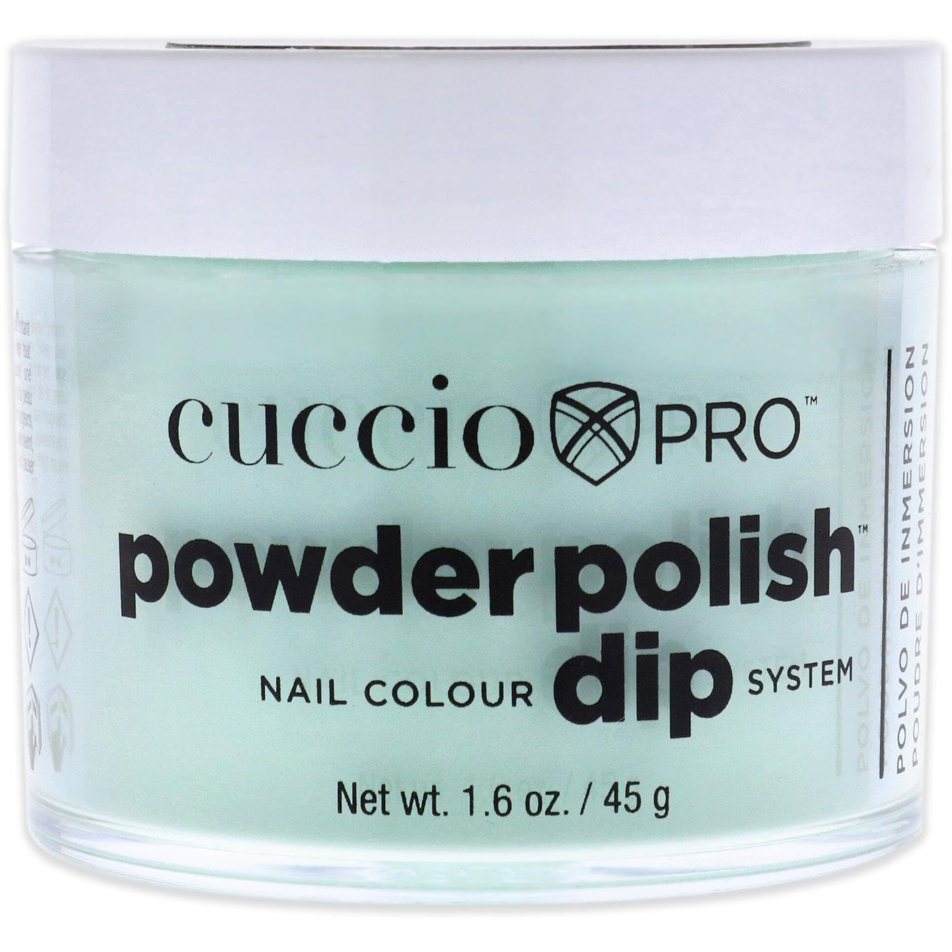 Pro Powder Polish Nail Colour Dip System - Mint Sorbet by Cuccio Colour for Women - 1.6 oz Nail Powder