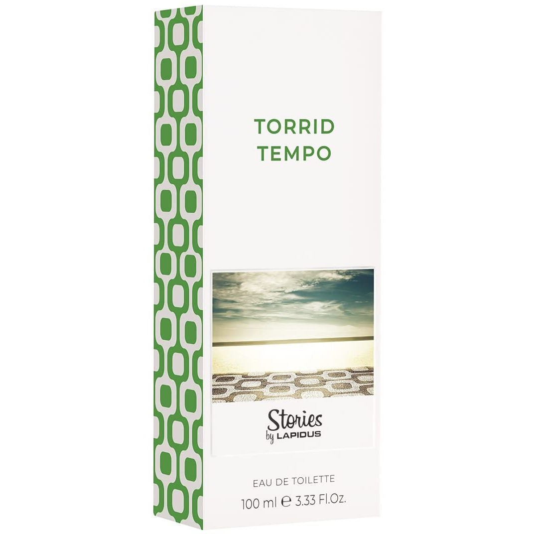 Torrid Tempo by Ted Lapidus for Men - 3.33 oz EDT Spray