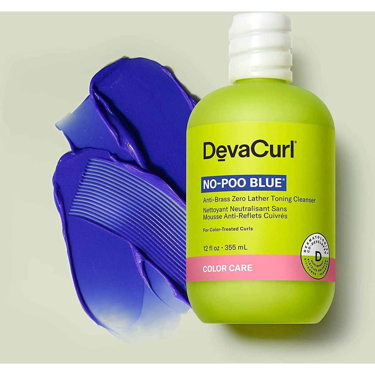 No-Poo Blue Cleanser by DevaCurl for Unisex - 12 oz Cleanser