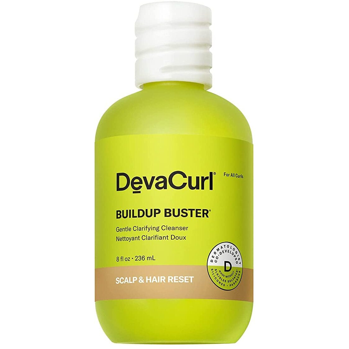 DevaCurl Buildup Buster Gentle Clarifying Cleanser, Green Oasis, 8 fl. oz.