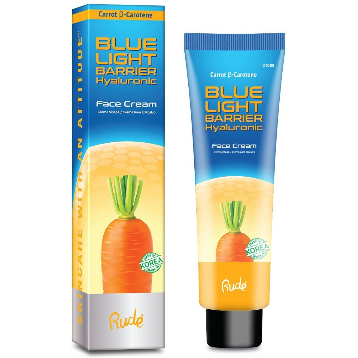 RUDE Blue Light Barrier Hyaluronic Face cream(D0102H2B5HV)