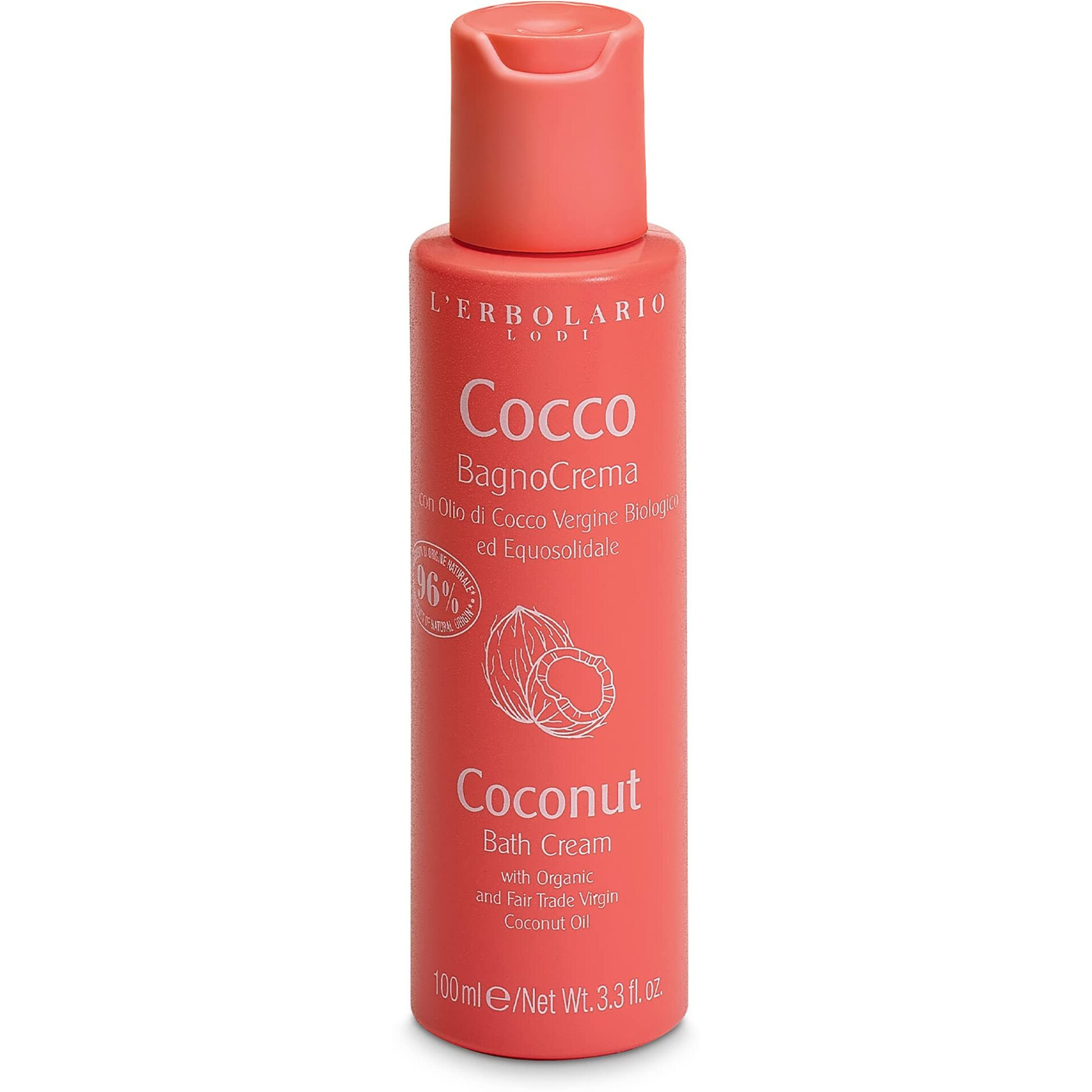 Bath Cream - Coconut by LErbolario for Unisex - 3.3 oz Foam
