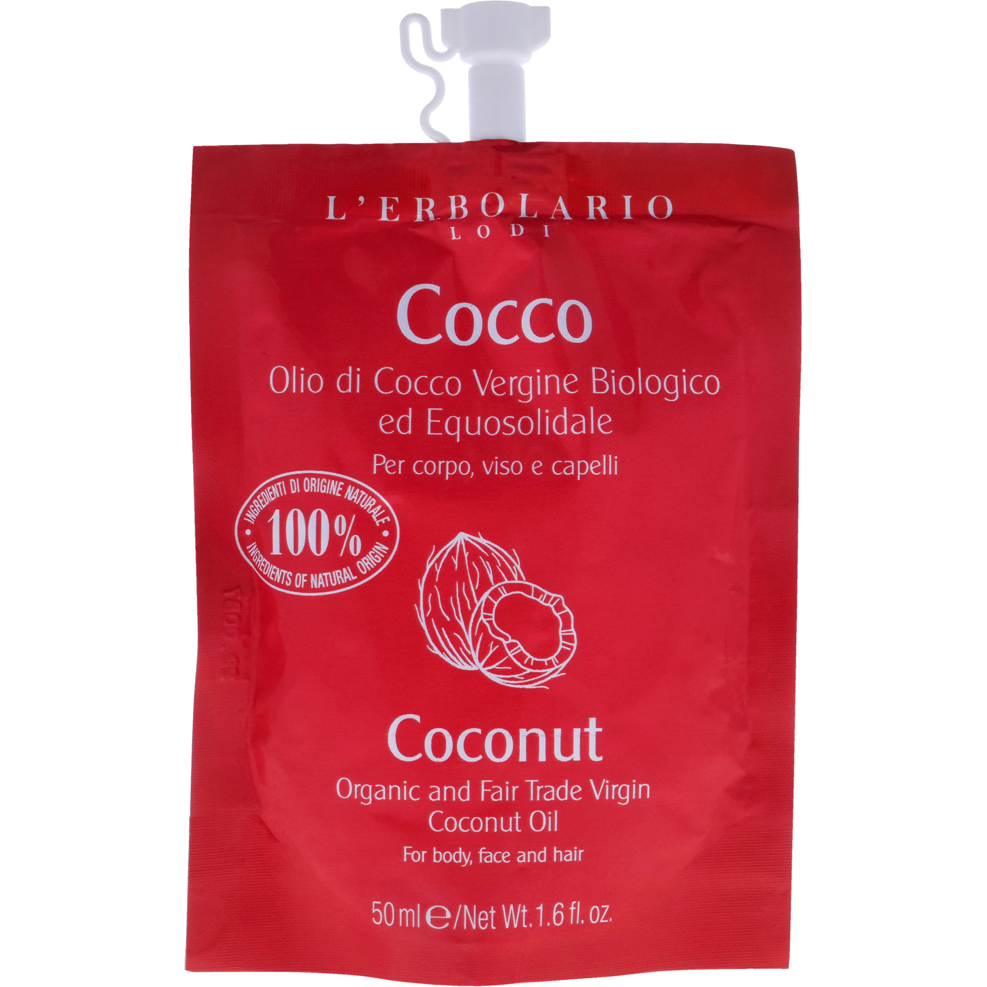 Organic And Fair Trade Virgin Oil - Coconut by LErbolario for Unisex - 1.6 oz Oil