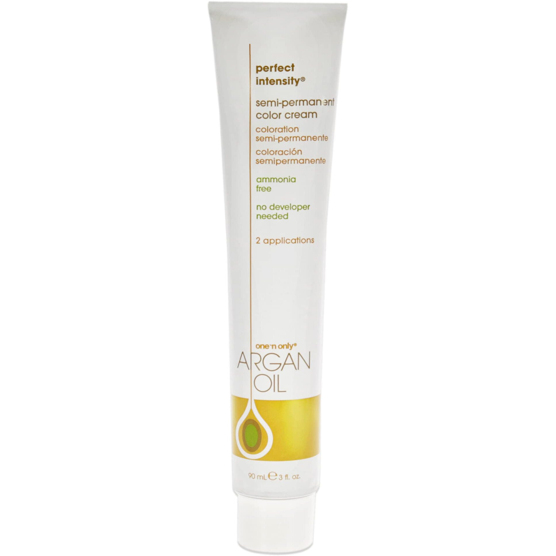 Argan Oil Perfect Intensity Semi-Permanent Color Cream - Scarlet Red by One n Only for Unisex - 3 oz Hair Color