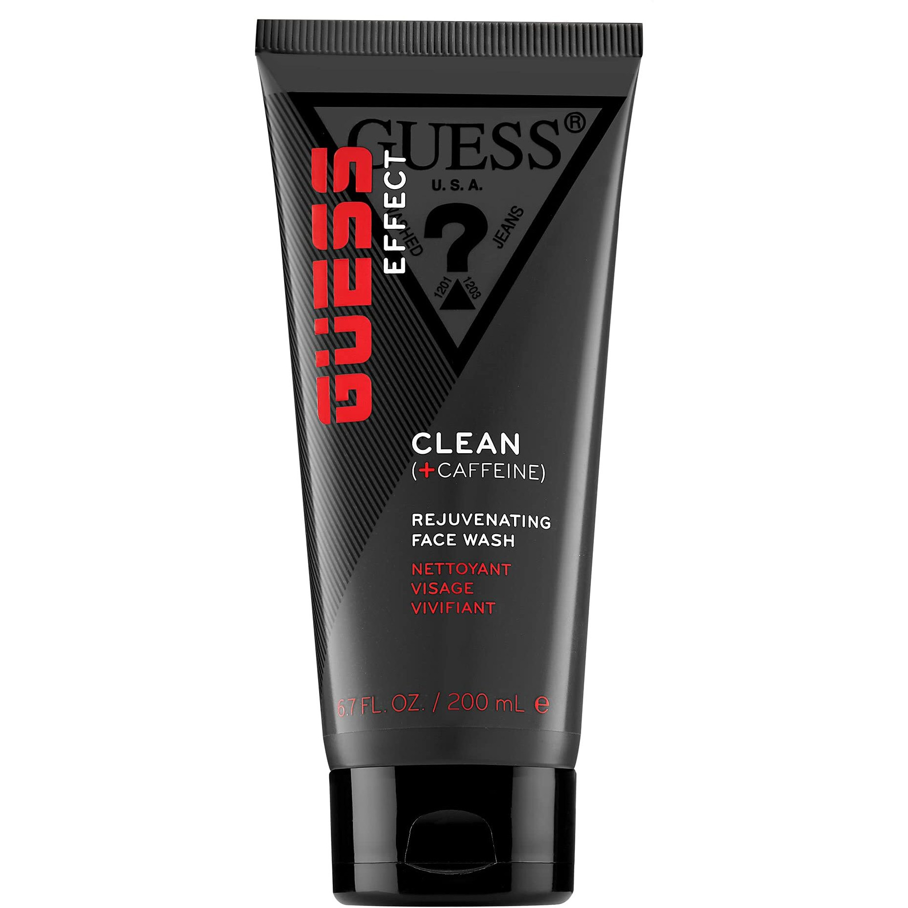 Guess Effect Clean Rejuvenating Face Wash by Guess for Men - 6.7 oz Face Wash