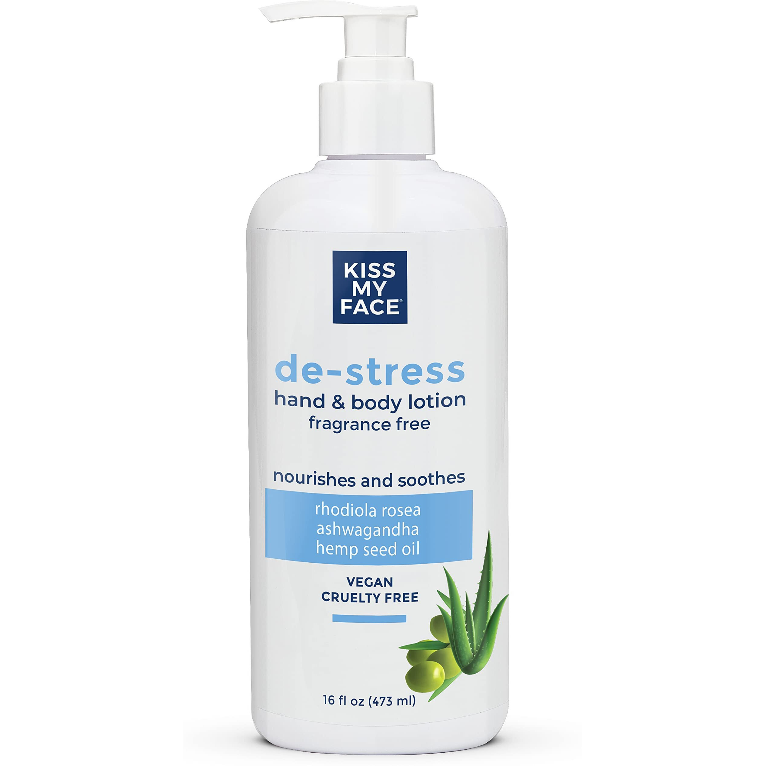 Kiss My Face - Ltn Hnd&bdy De-stress Fat Free - 1 Each-16 Fz