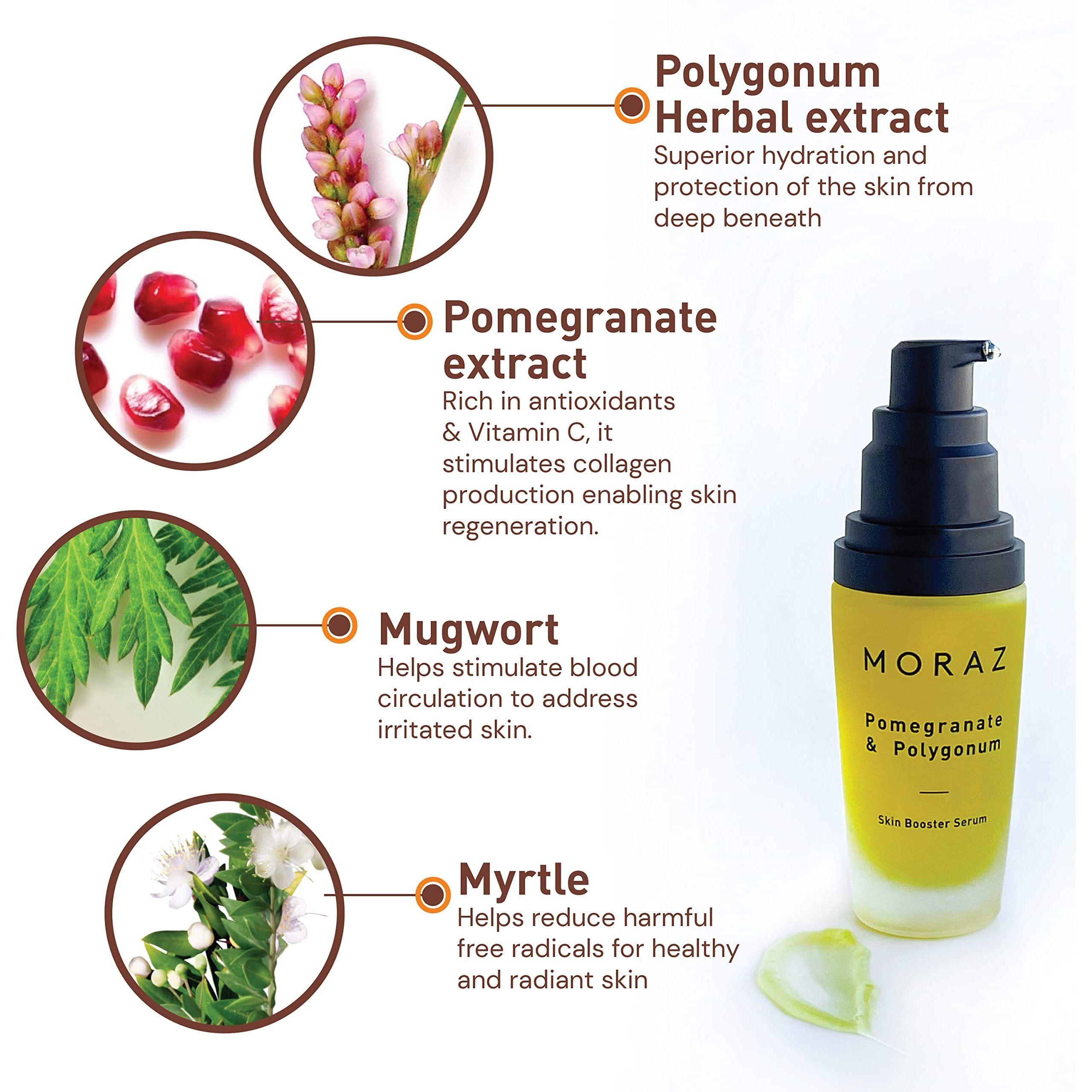 Skin Booster Serum by Moraz for Unisex - 1.1 oz Serum
